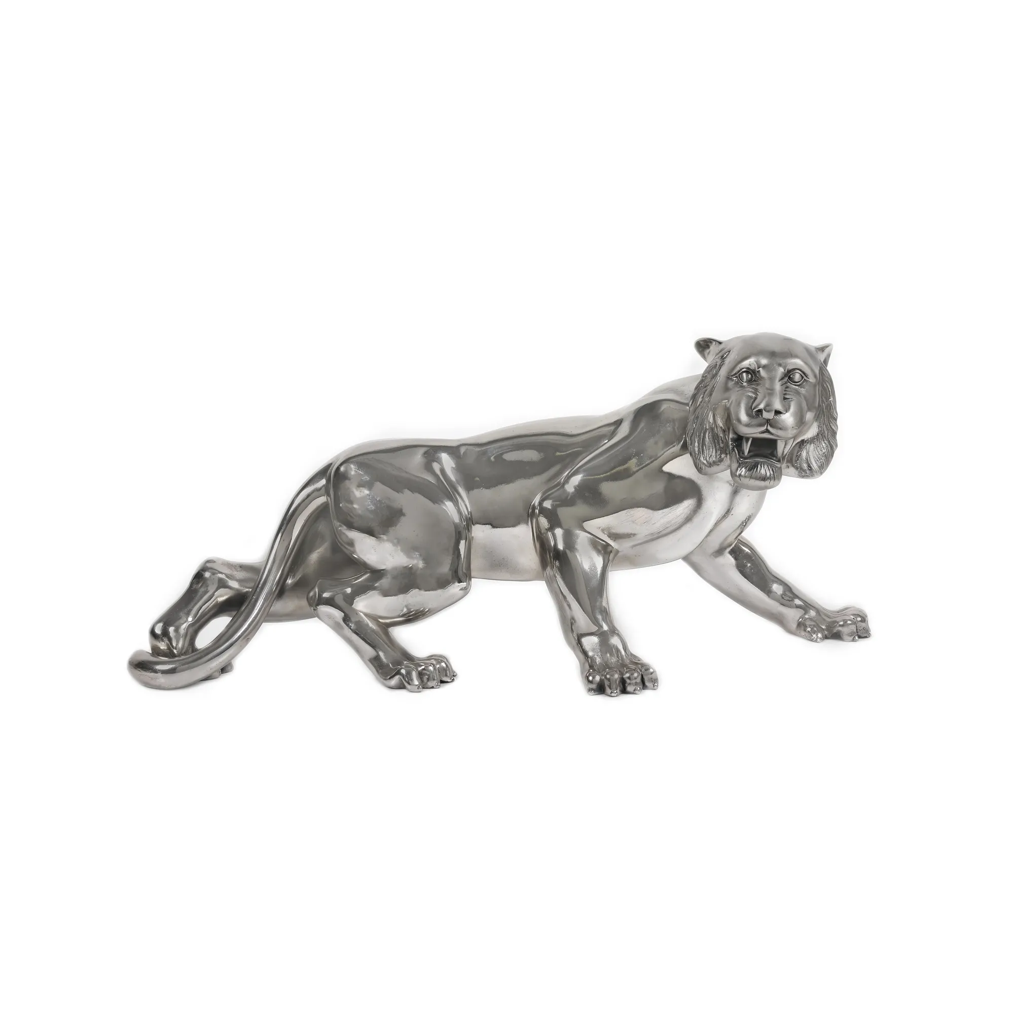 ”Pantera” - statuetă Fabbrica Argenterie Etruria di Franceschina, Giachetti, Parigi e Santoni, galvanizată cu argint, ediție limitată 13/299