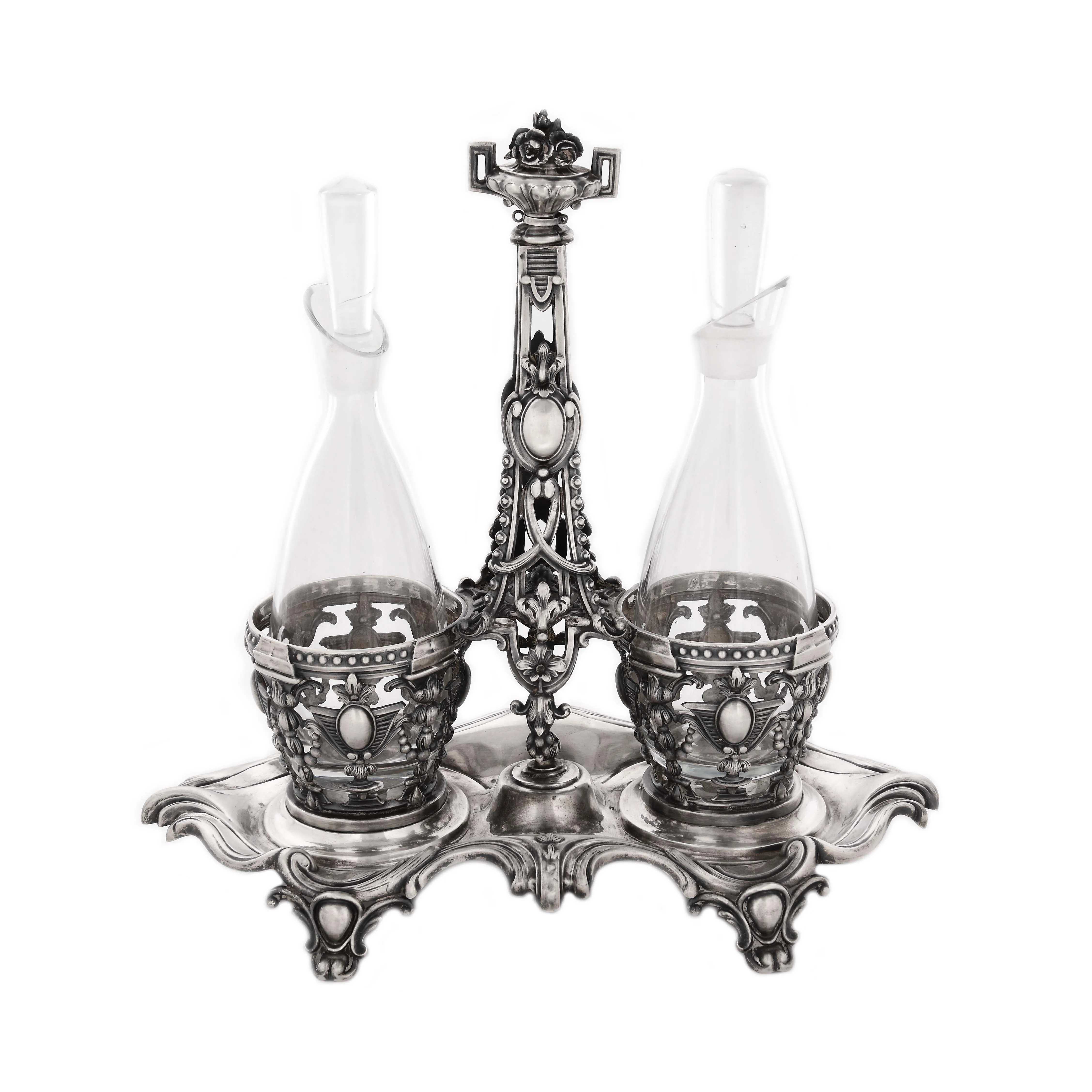 Silver cruet, craftsman Martial Fray, approx. 1849-1861