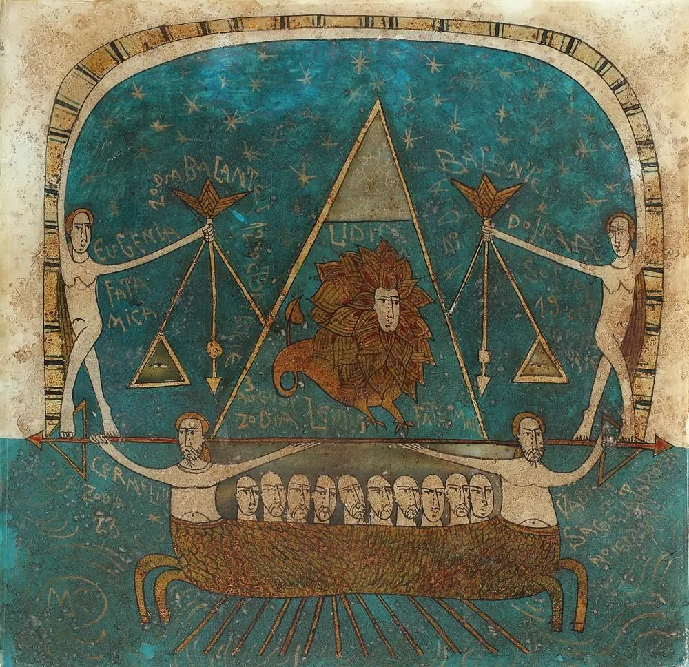 Maria Constantinescu, ”Icoană”, provine din colecția Vadim Tudor