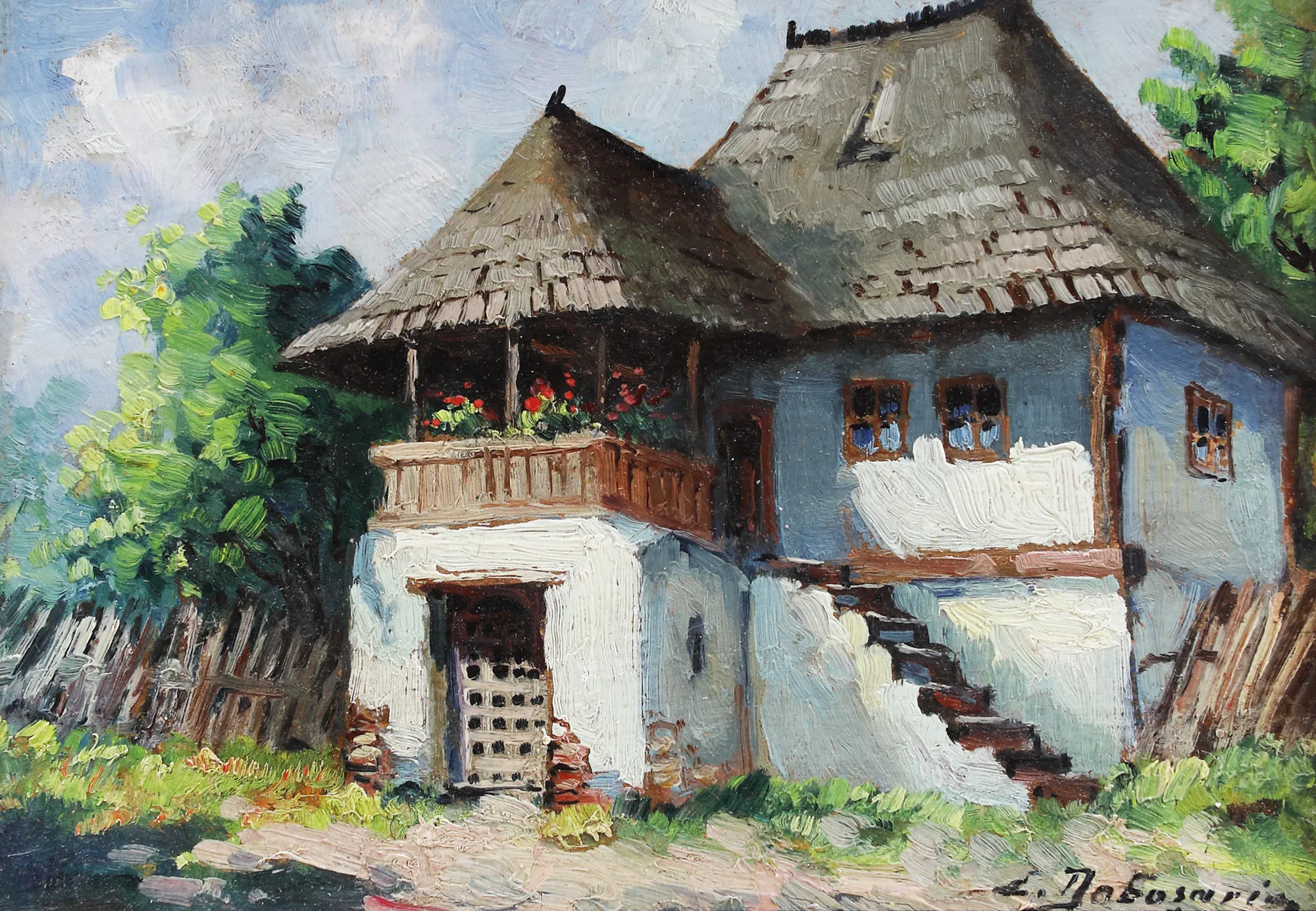 Căsuță cu pridvor