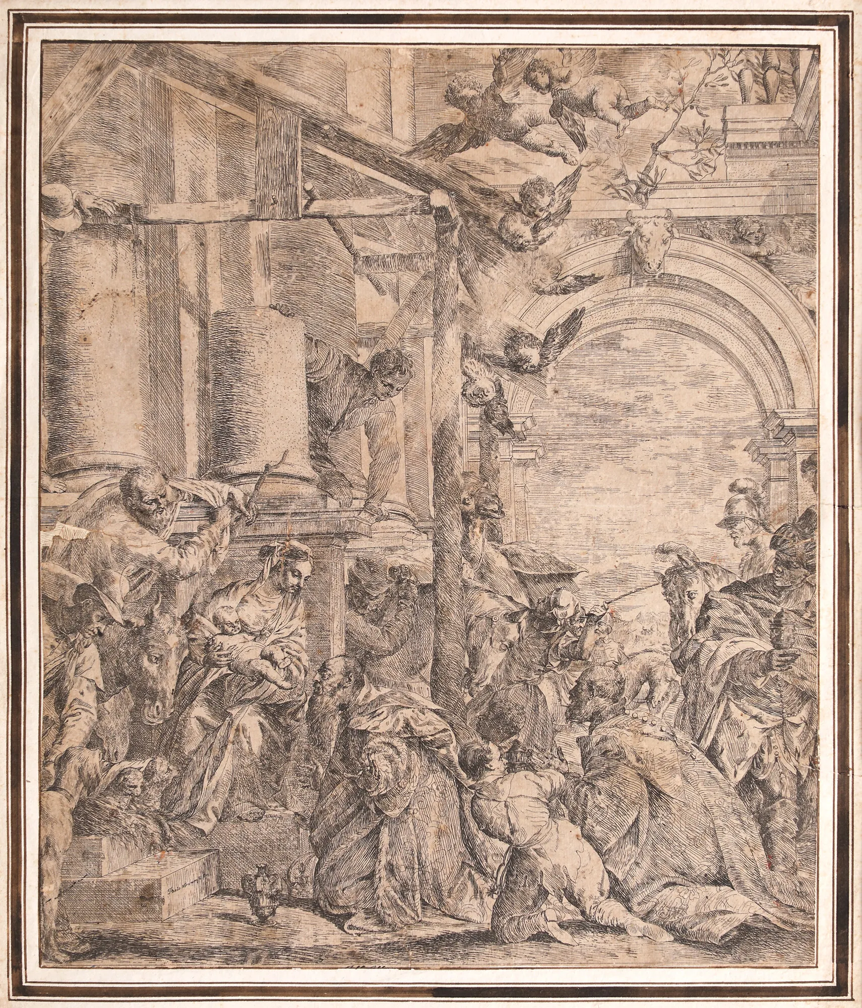 Adorația magilor (după Paolo Veronese)