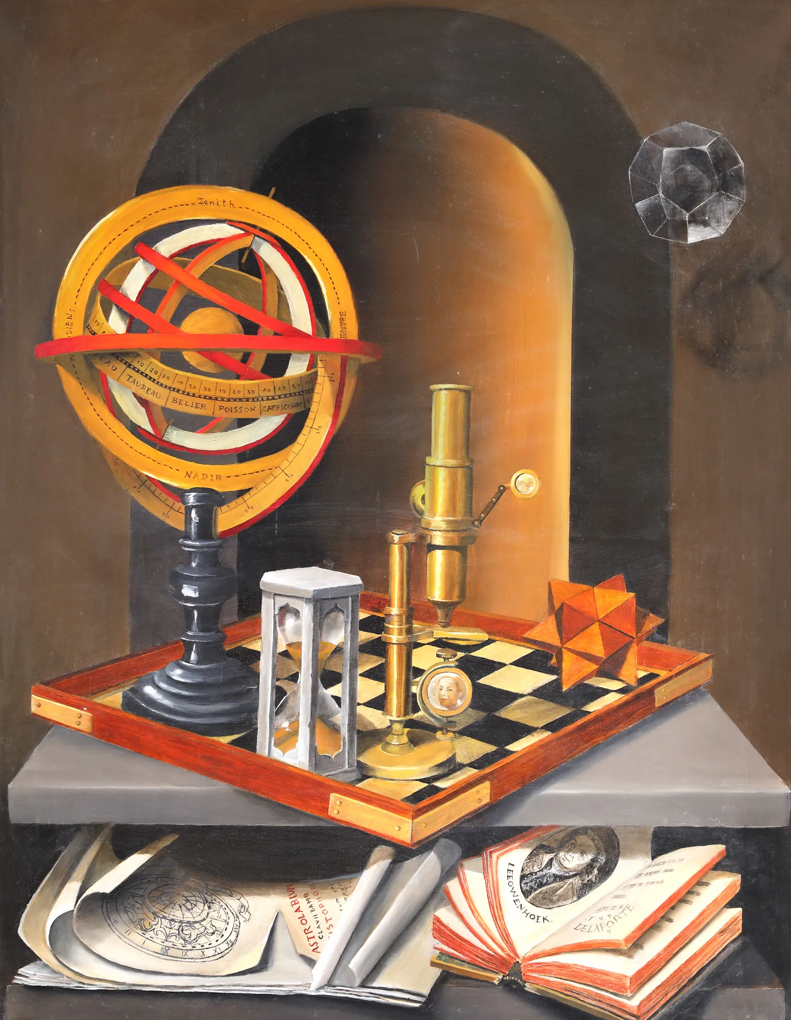 Still Life with Scientific Instruments