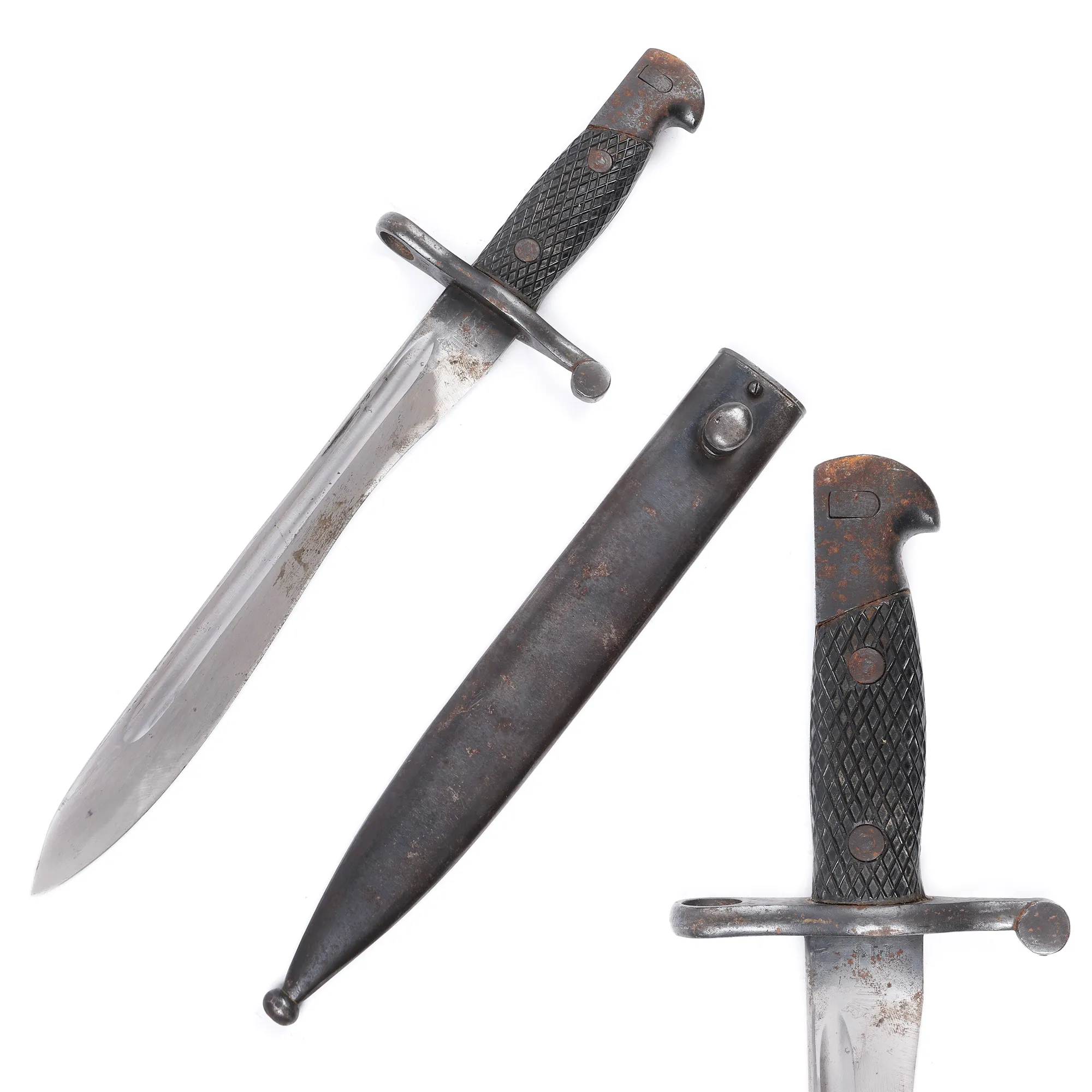 Bayonet for Mauser rifle, with sheath, model 1941, Spain