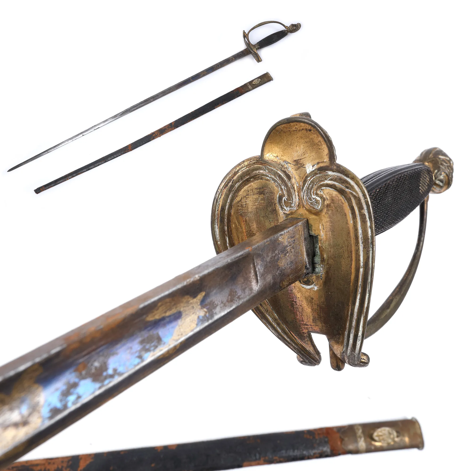 Sabie de ofițer, model 1786, cu teacă, Marea Britanie, prima jumătate a sec. XIX