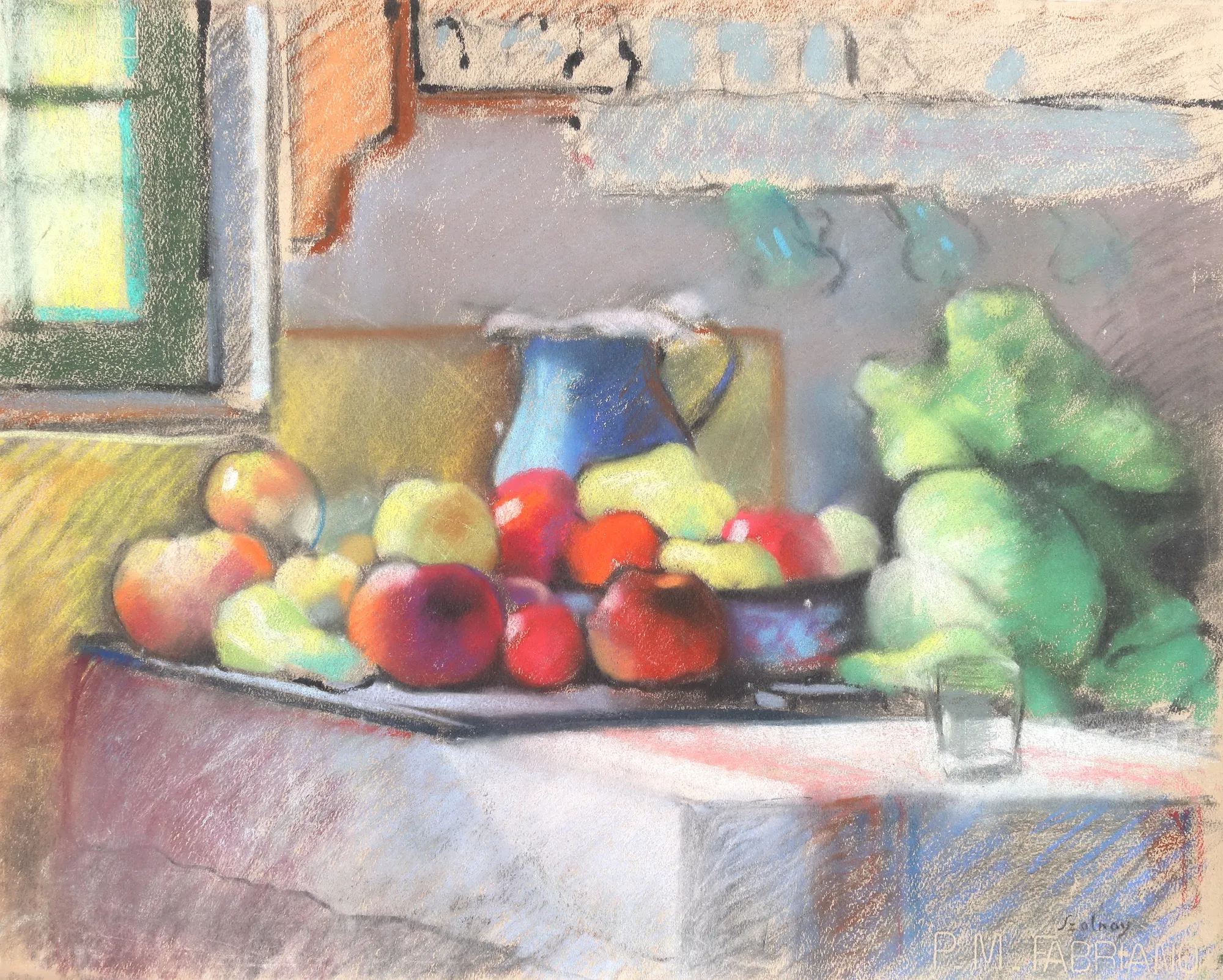 Still Life with Fruits and Vegetables
