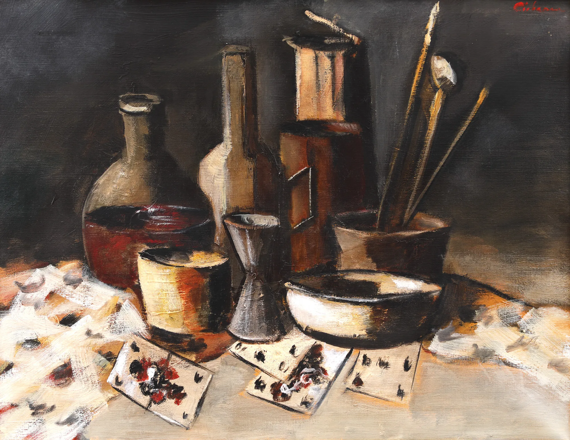 Natură statică de atelier