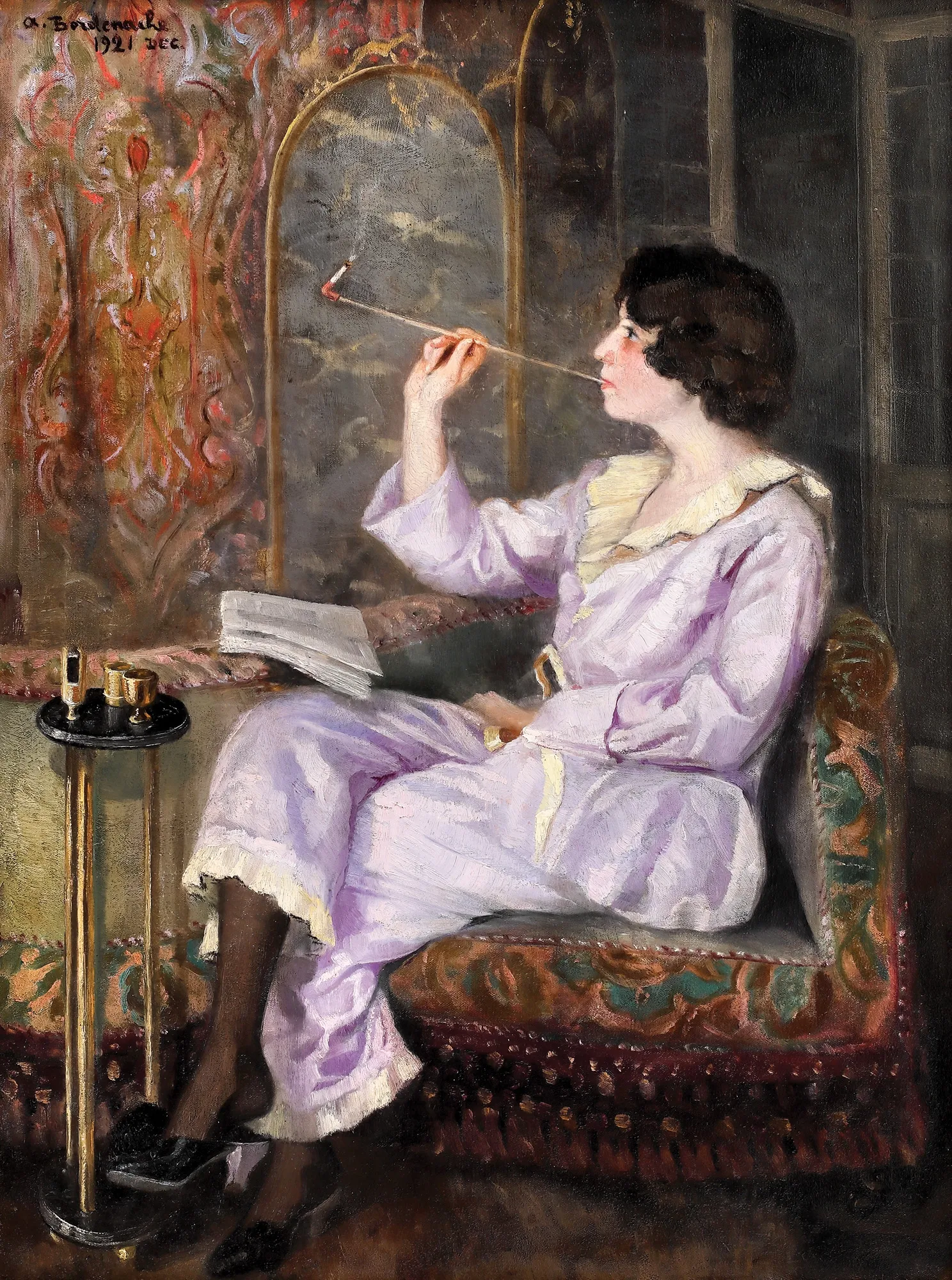 Portrait with Cigarette