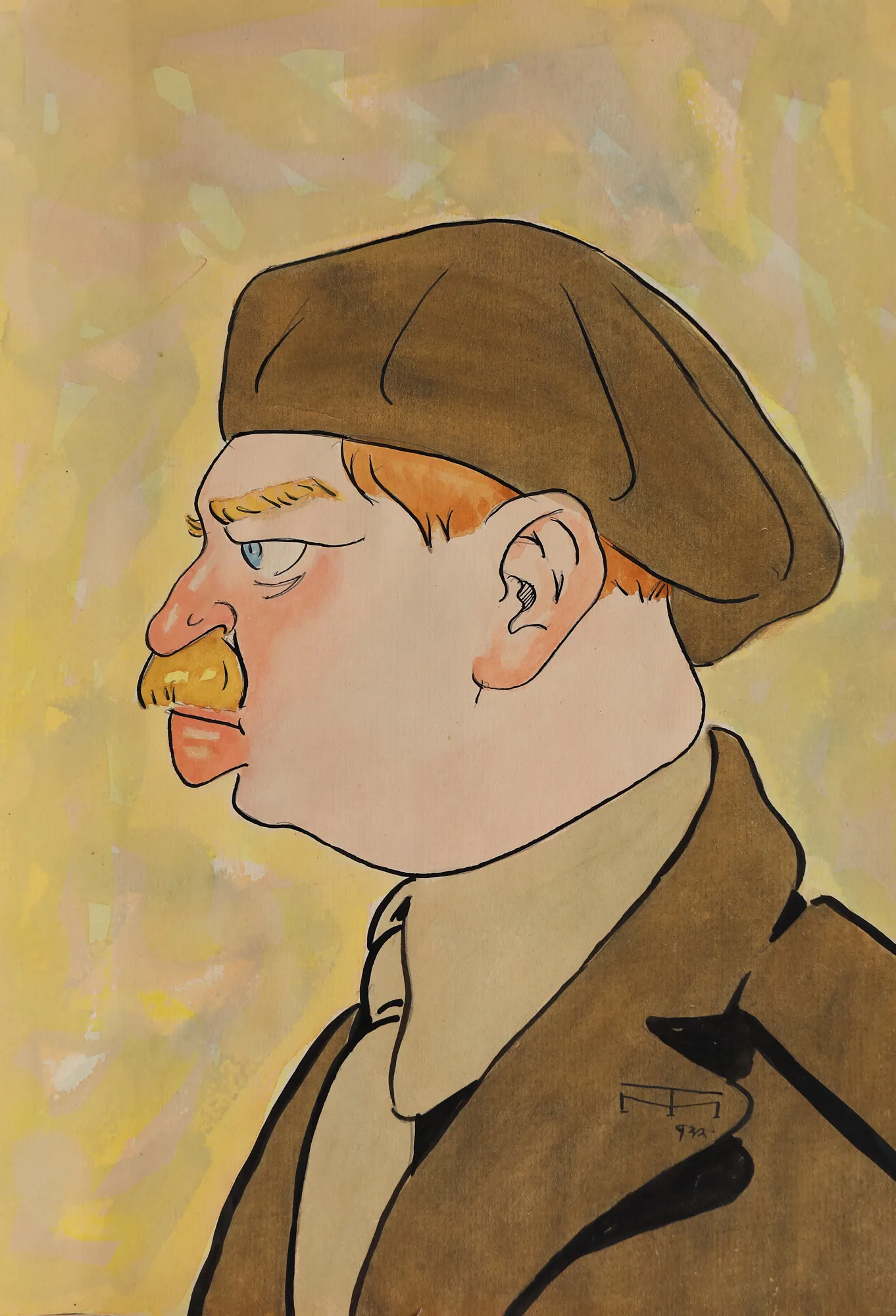 Carol II wearing a mountain hunter uniform