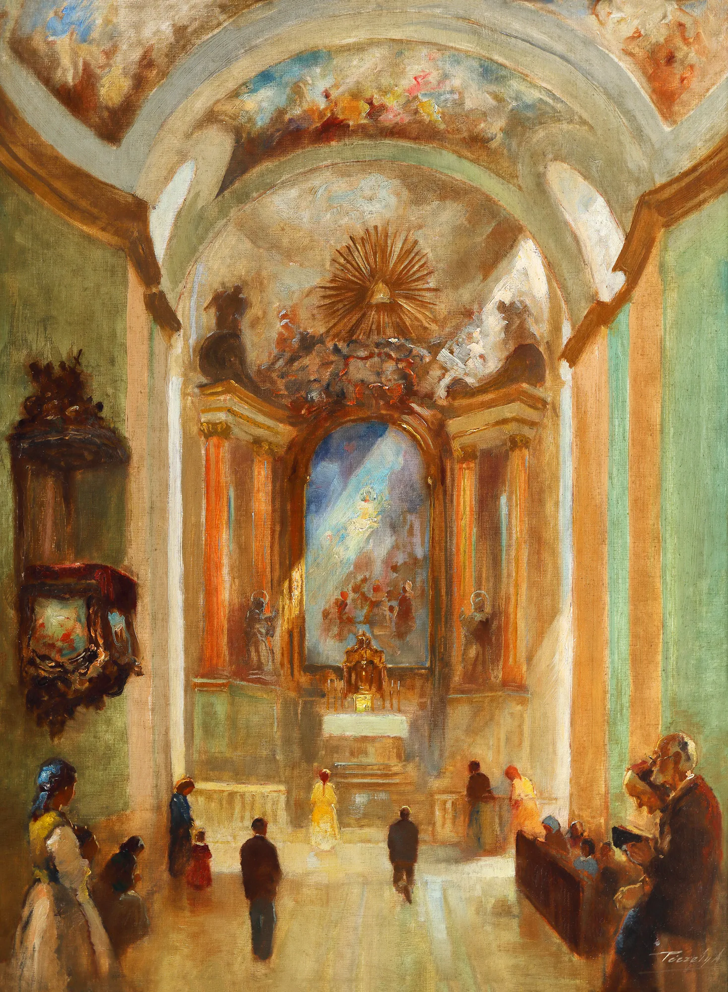 Interior de catedrală