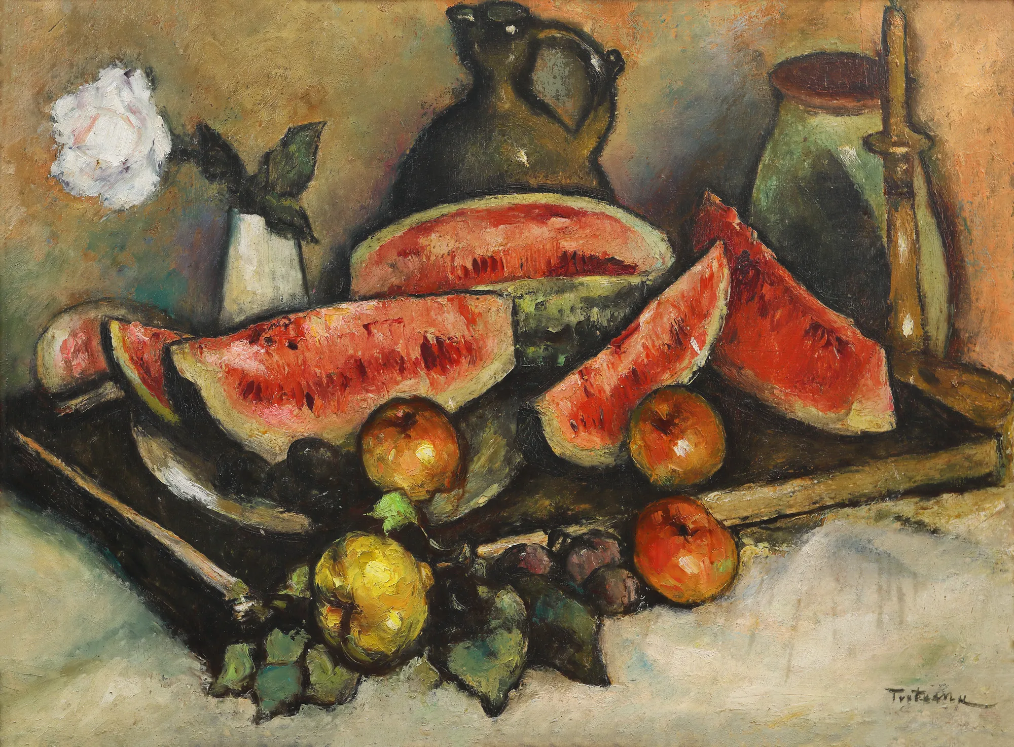 Still Life with a Watermelon