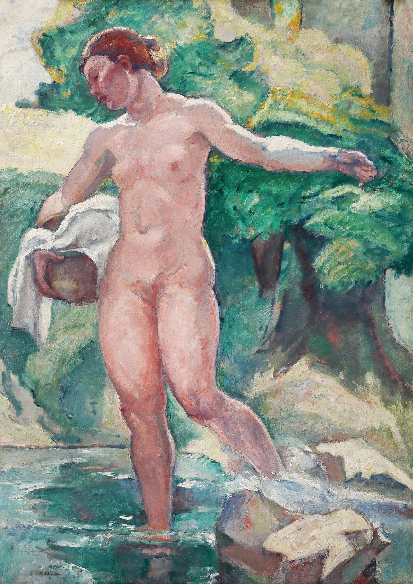 La râu