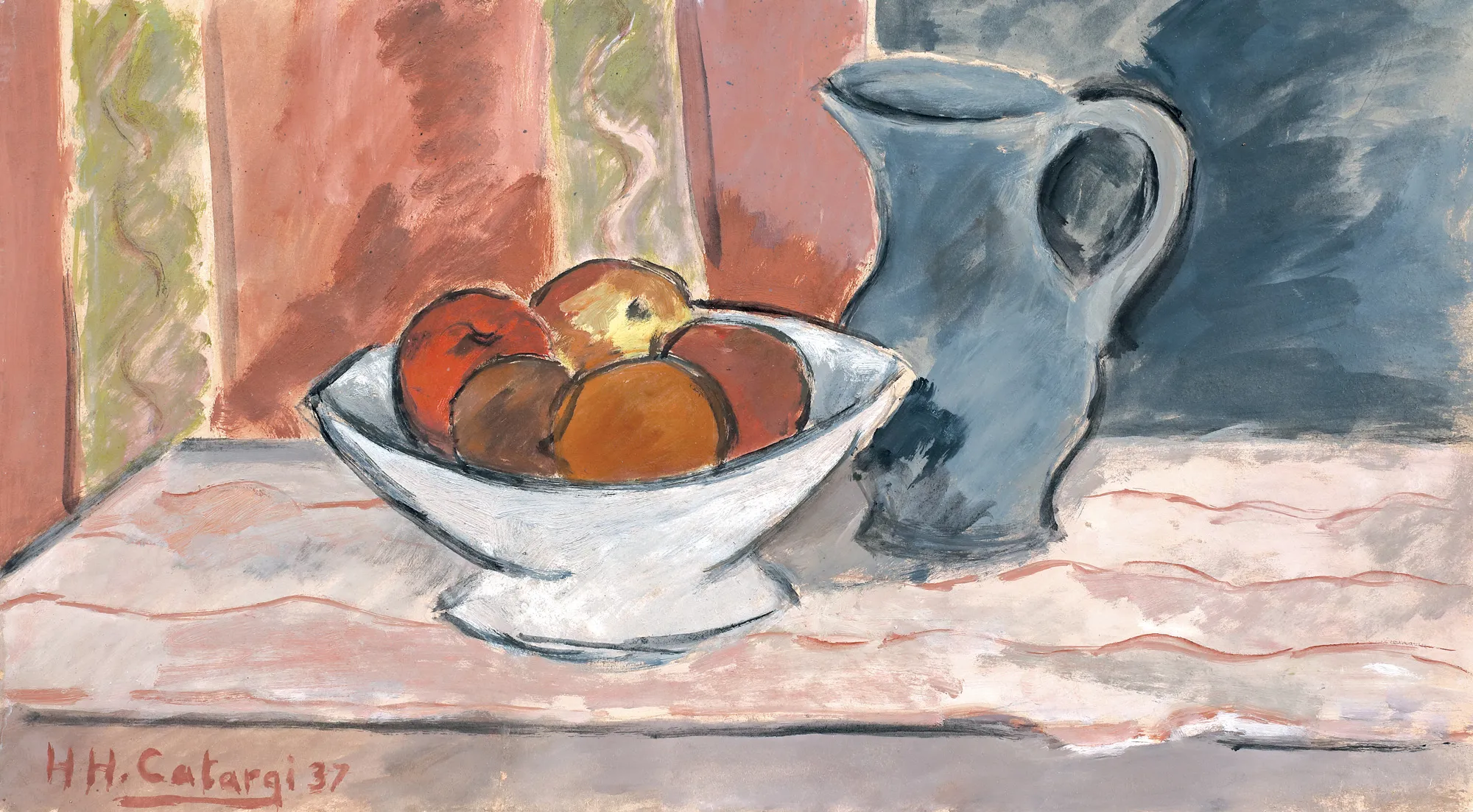 Still Life with Pitcher and Apples