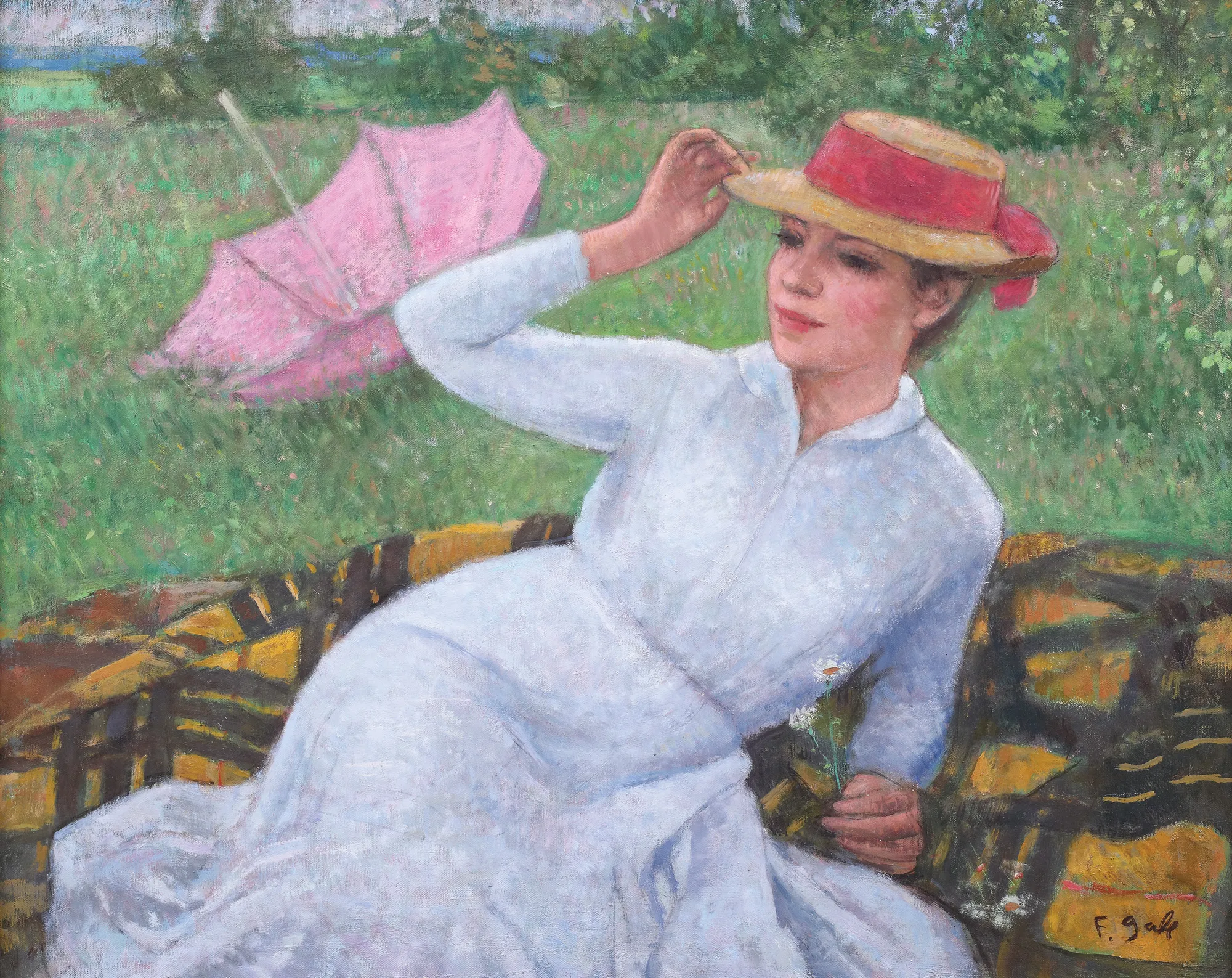 O pală de vânt (Eugénie în grădina Château de Sceaux)