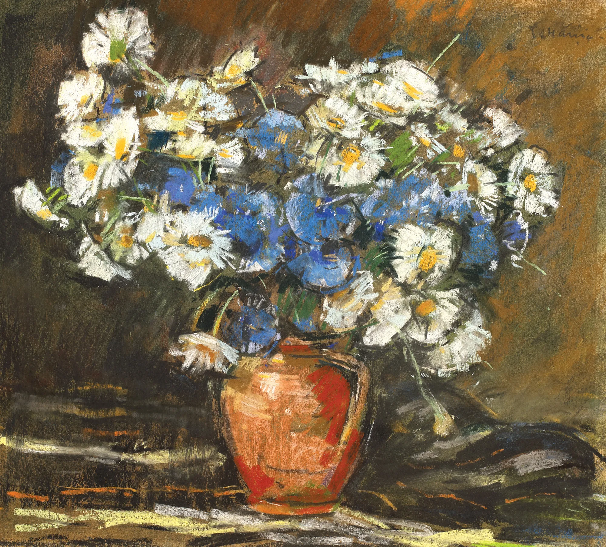 Pitcher with Cornflowers
