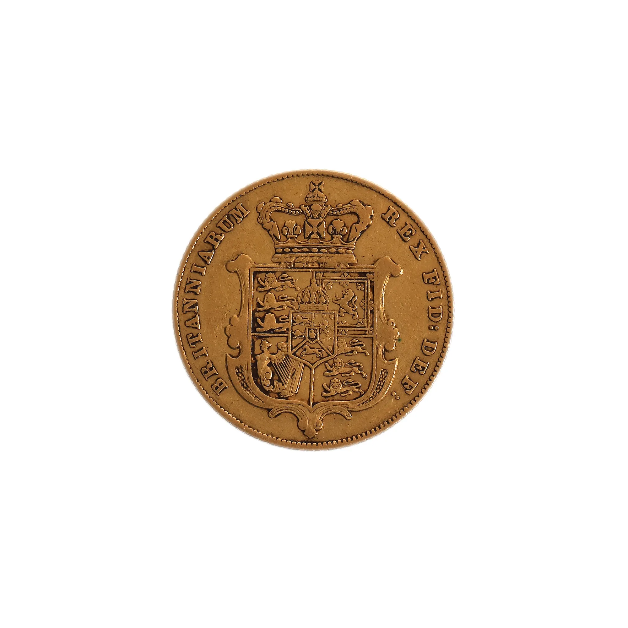 Monedă 1 Sovereign 1830, Marea Britanie, aur