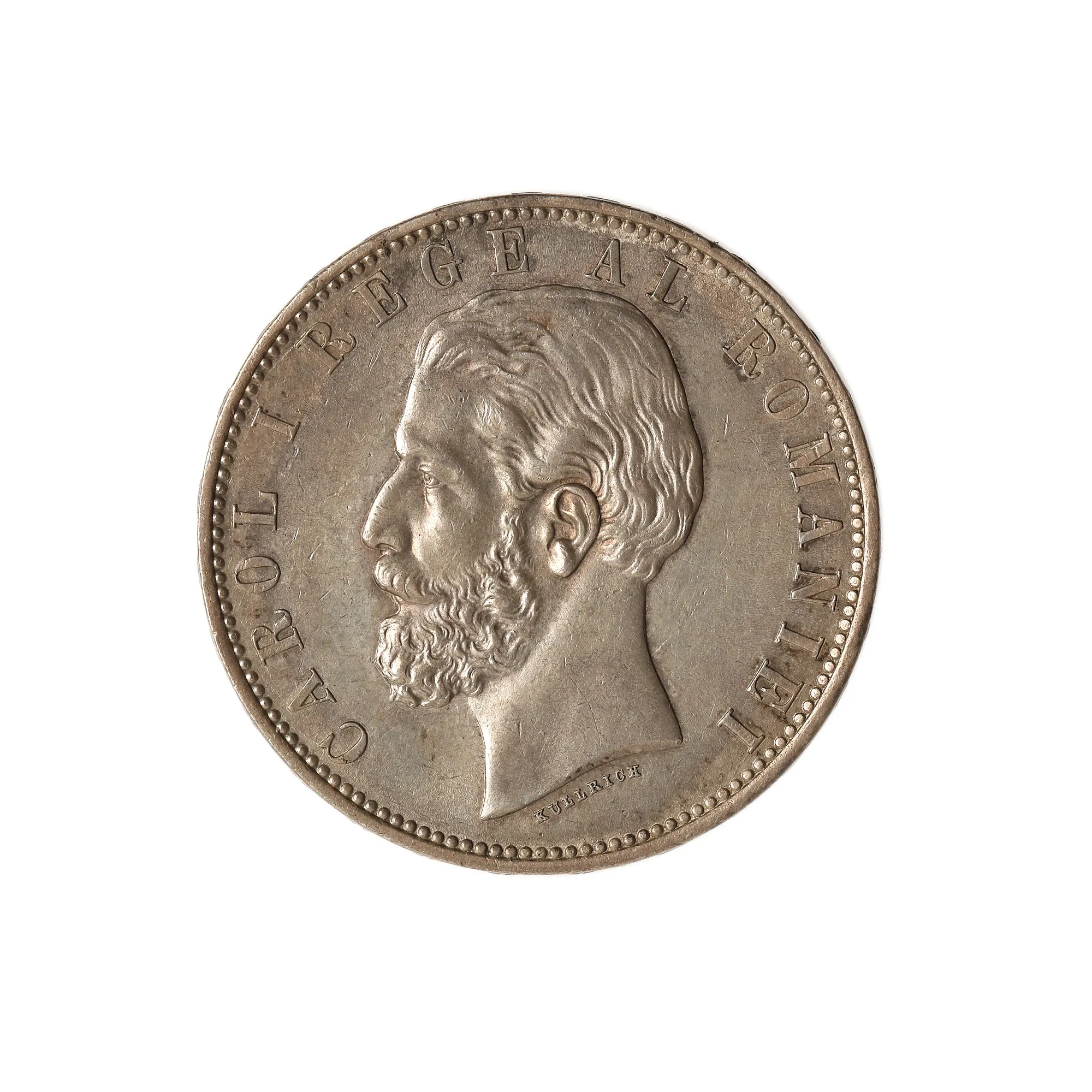 Monedă 5 lei 1883, Carol I, argint, stare de conservare de excepție, de colecție