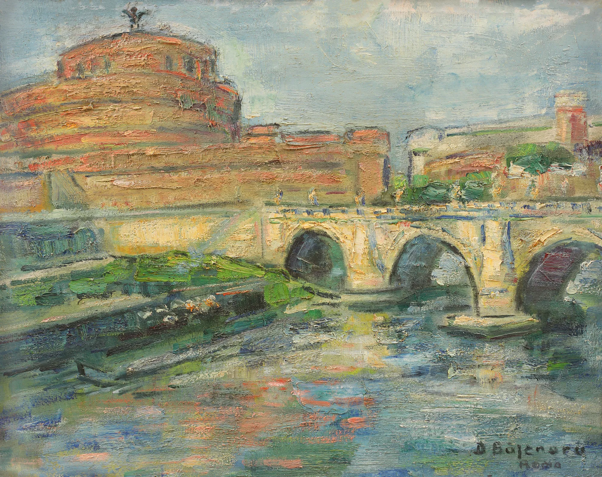Vedere de la castelul Sant'Angelo