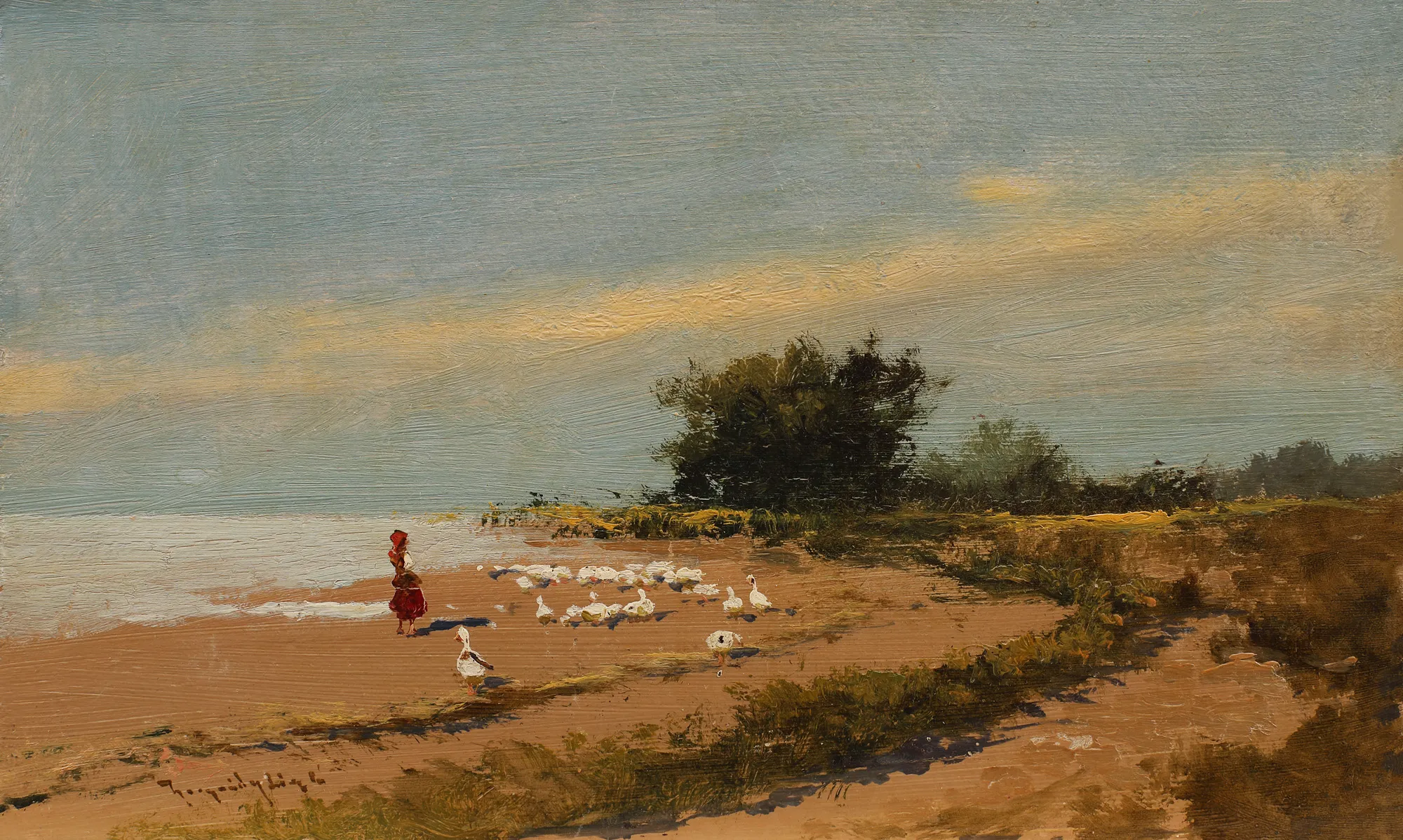 With the Geese by the River