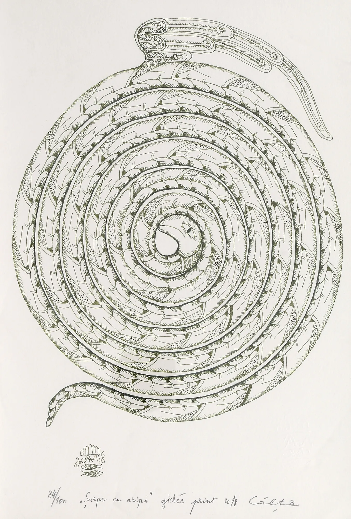 Snake with wings