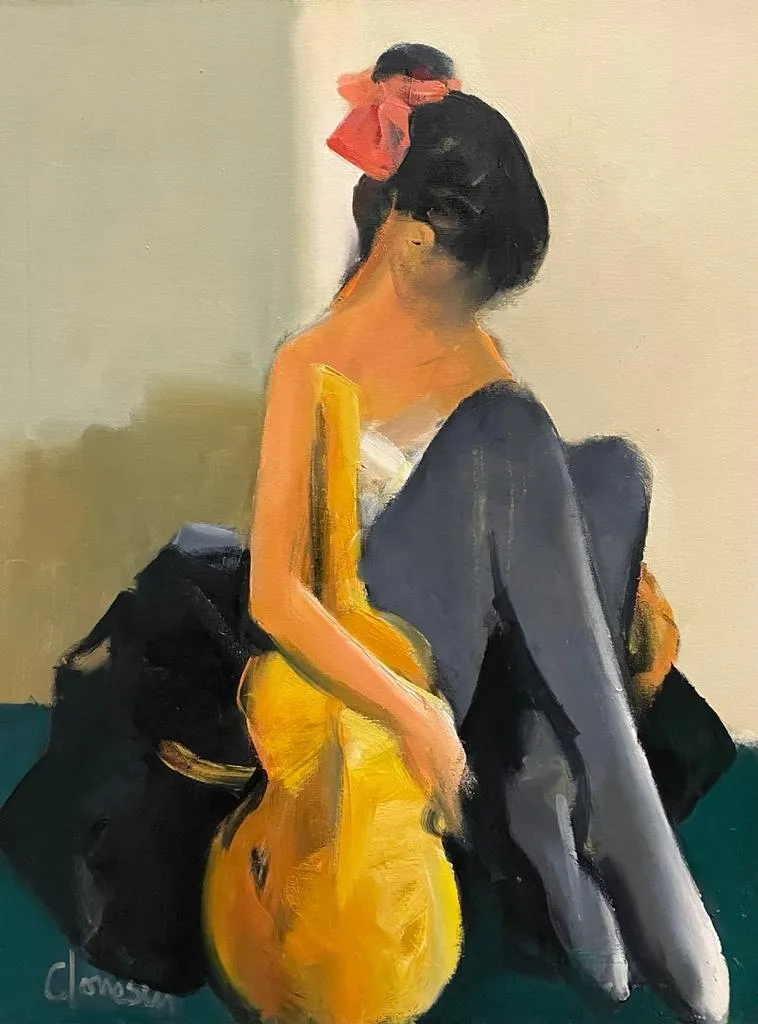 Ballerina at rest