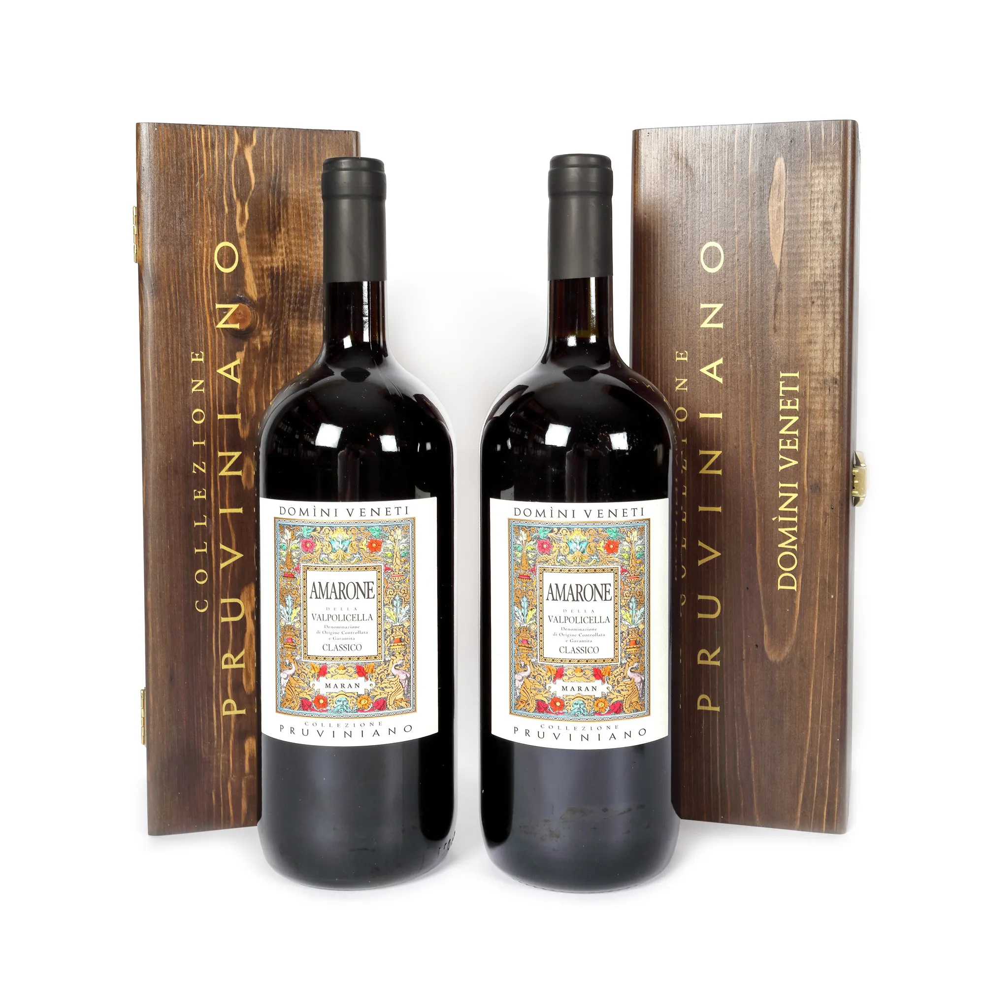 Domini Veneti - Collezione Pruviniano Amarone della Valpolicella 2019, 2st x 1,5l, în cutia de lemn originală
