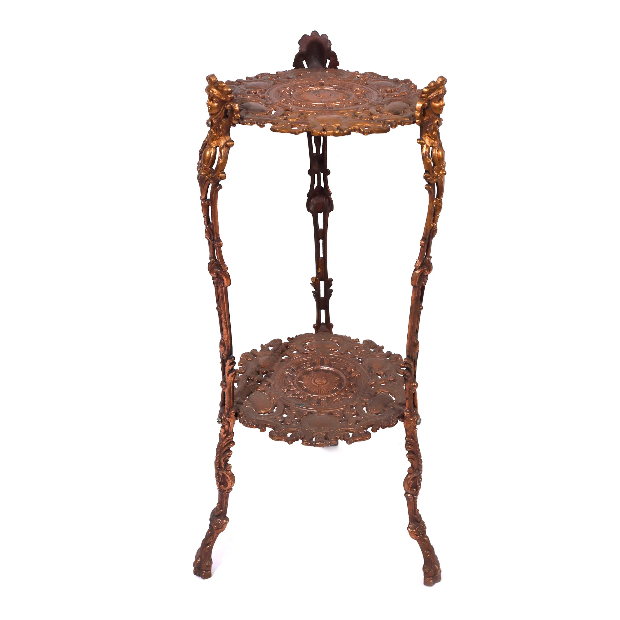 Neo-Rococo style bronze stand