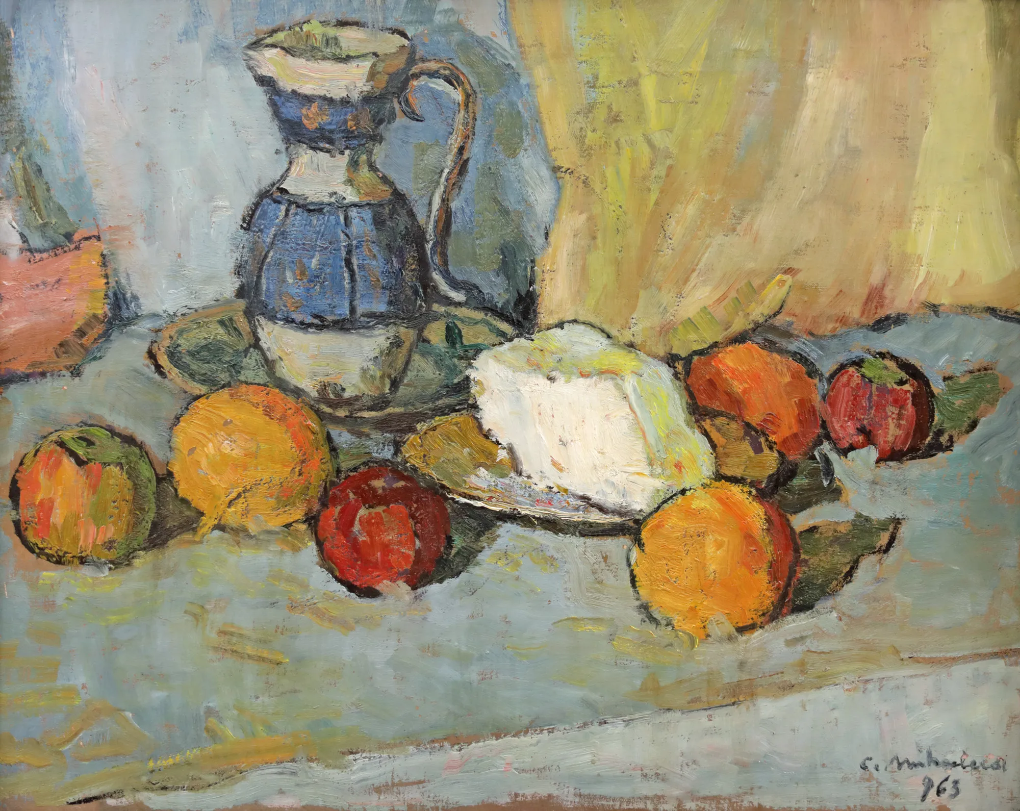Still Life with Pitcher and Fruits