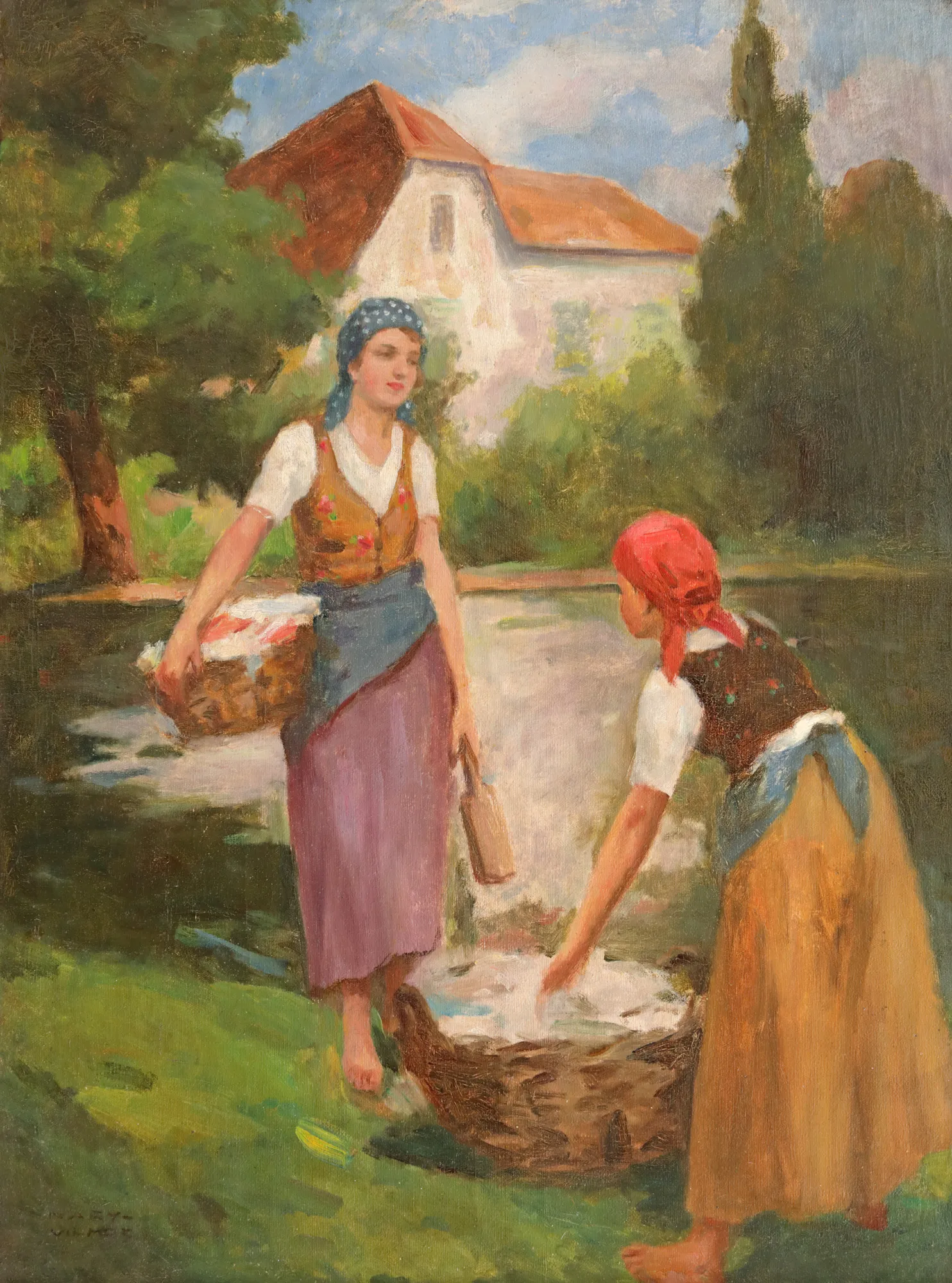 Spălătorese la râu