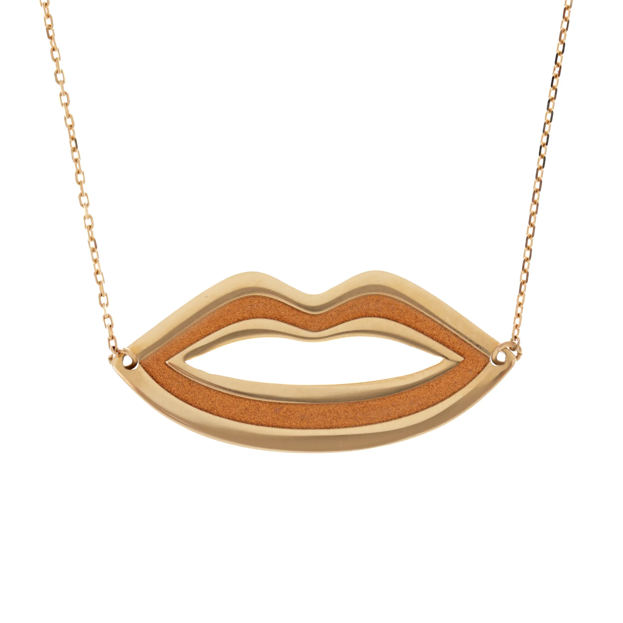 "Lips" bracelet, gold, Dita Jewelry workshop
