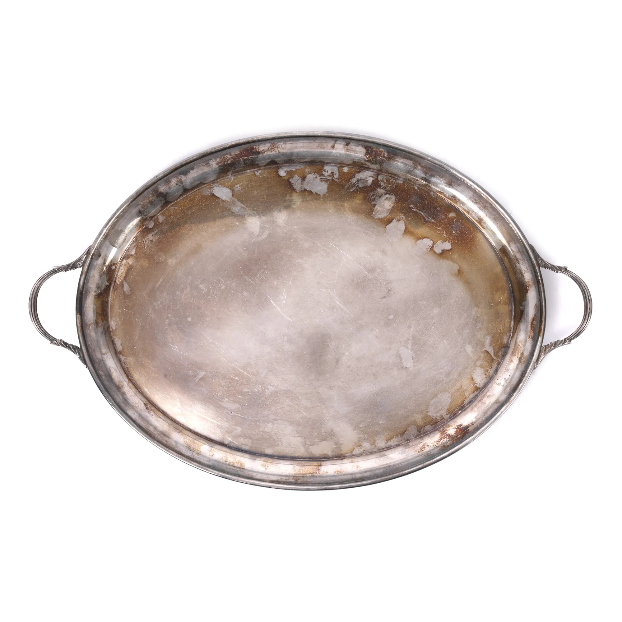 Oval Barker Ellis tray with handles, first half of the 20th century