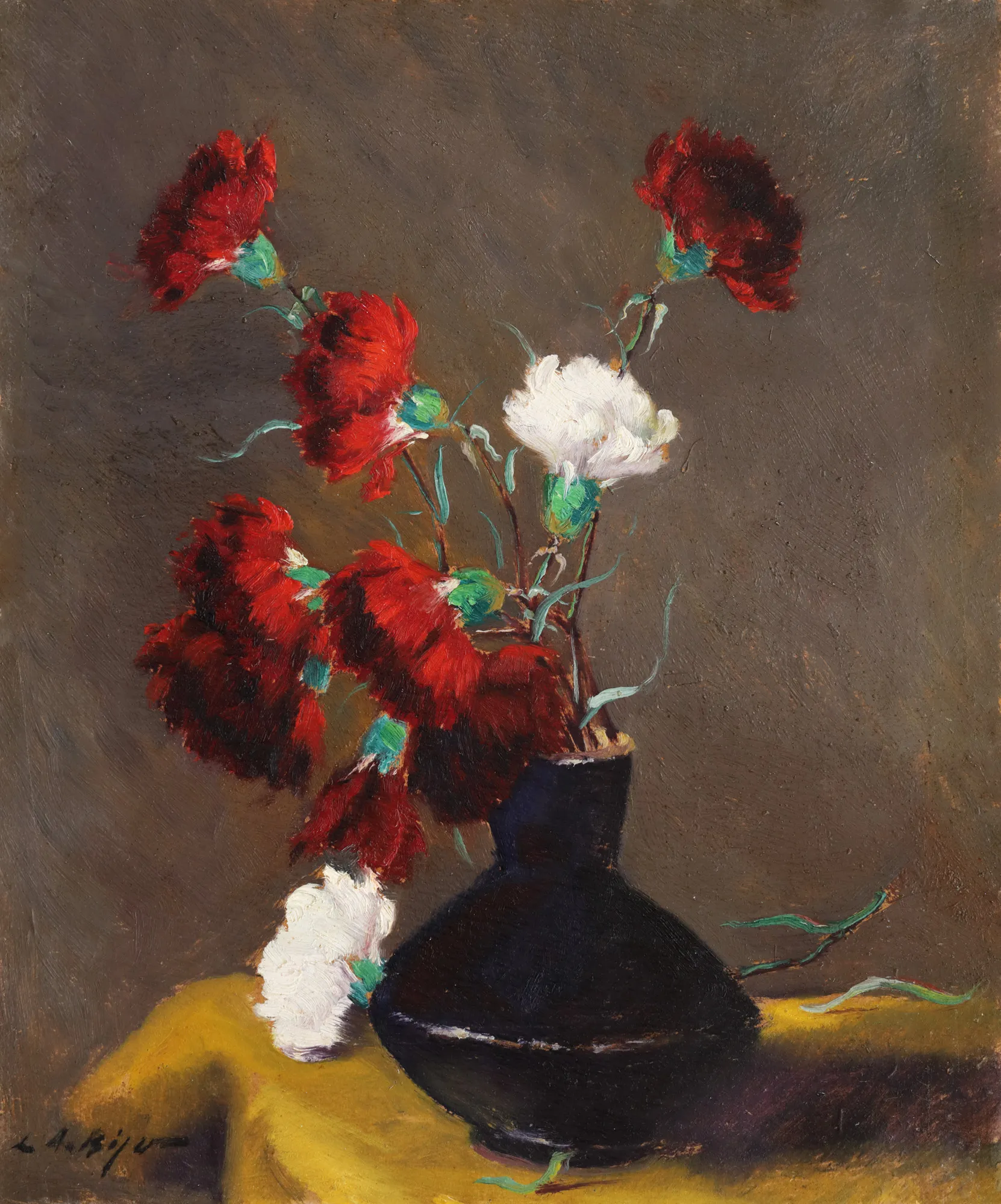 Vase with Carnations