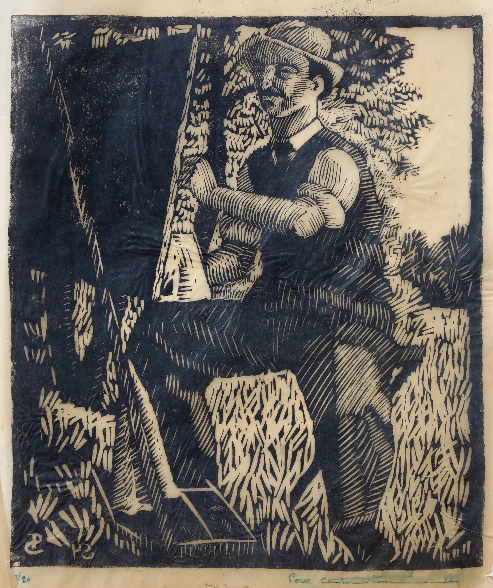 At the Easel