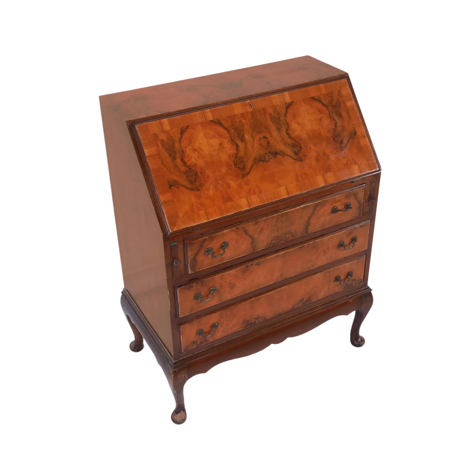 Biedermeier Chest of Drawers, with Correspondence Desk, Early 20th Century
