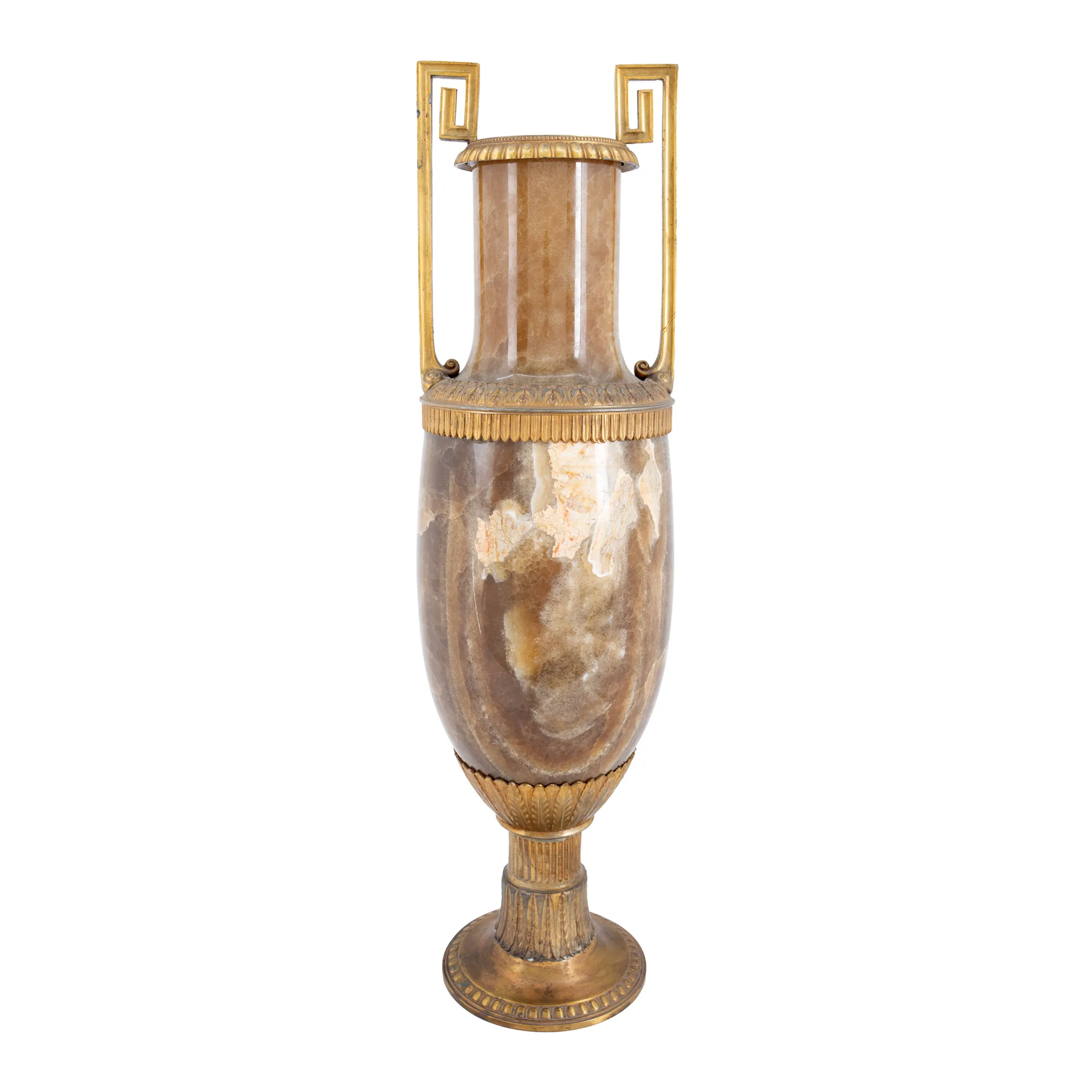Empire Amphora made of onyx mounted in gilded bronze, 19th century