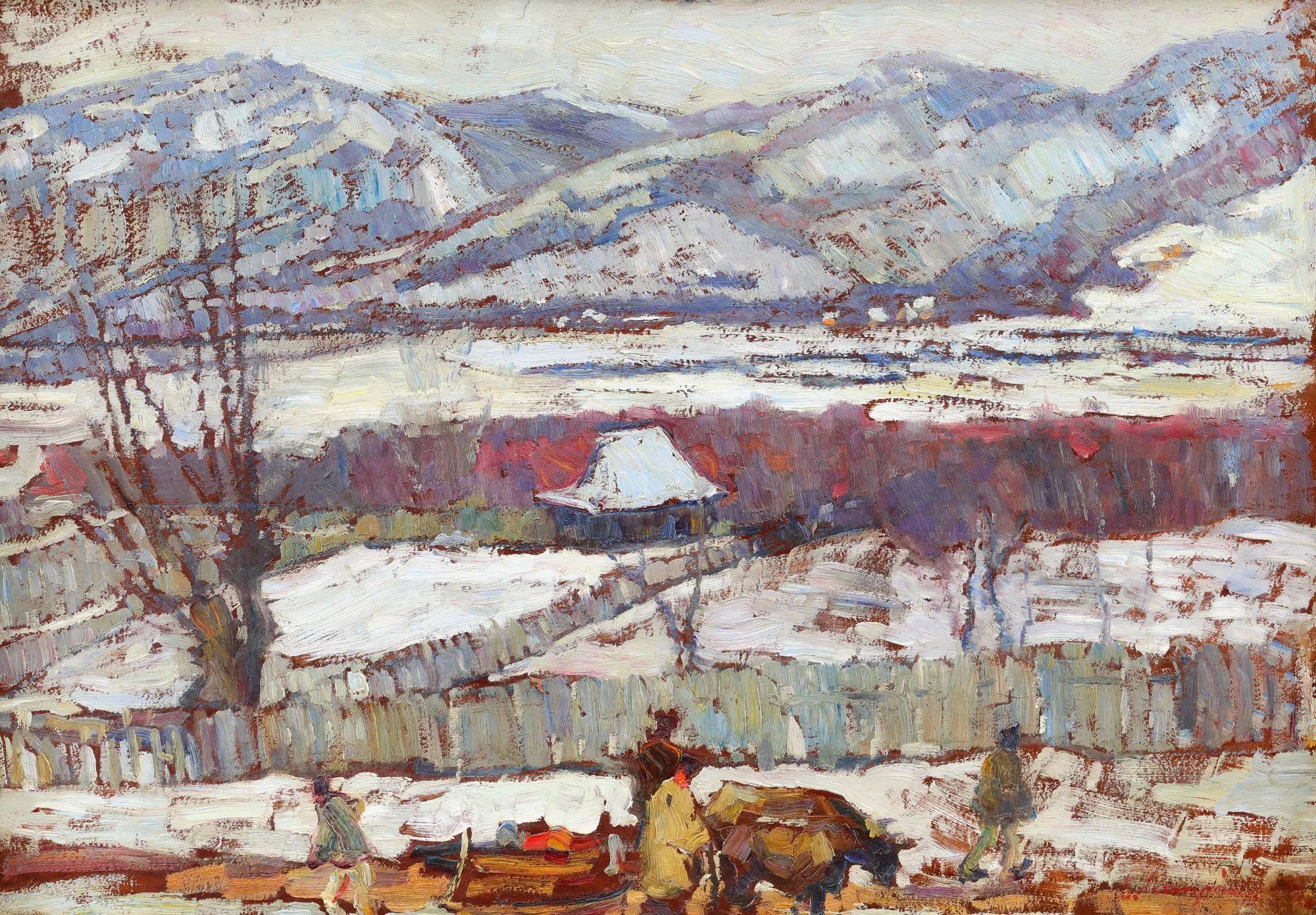 Winter at Moeciu