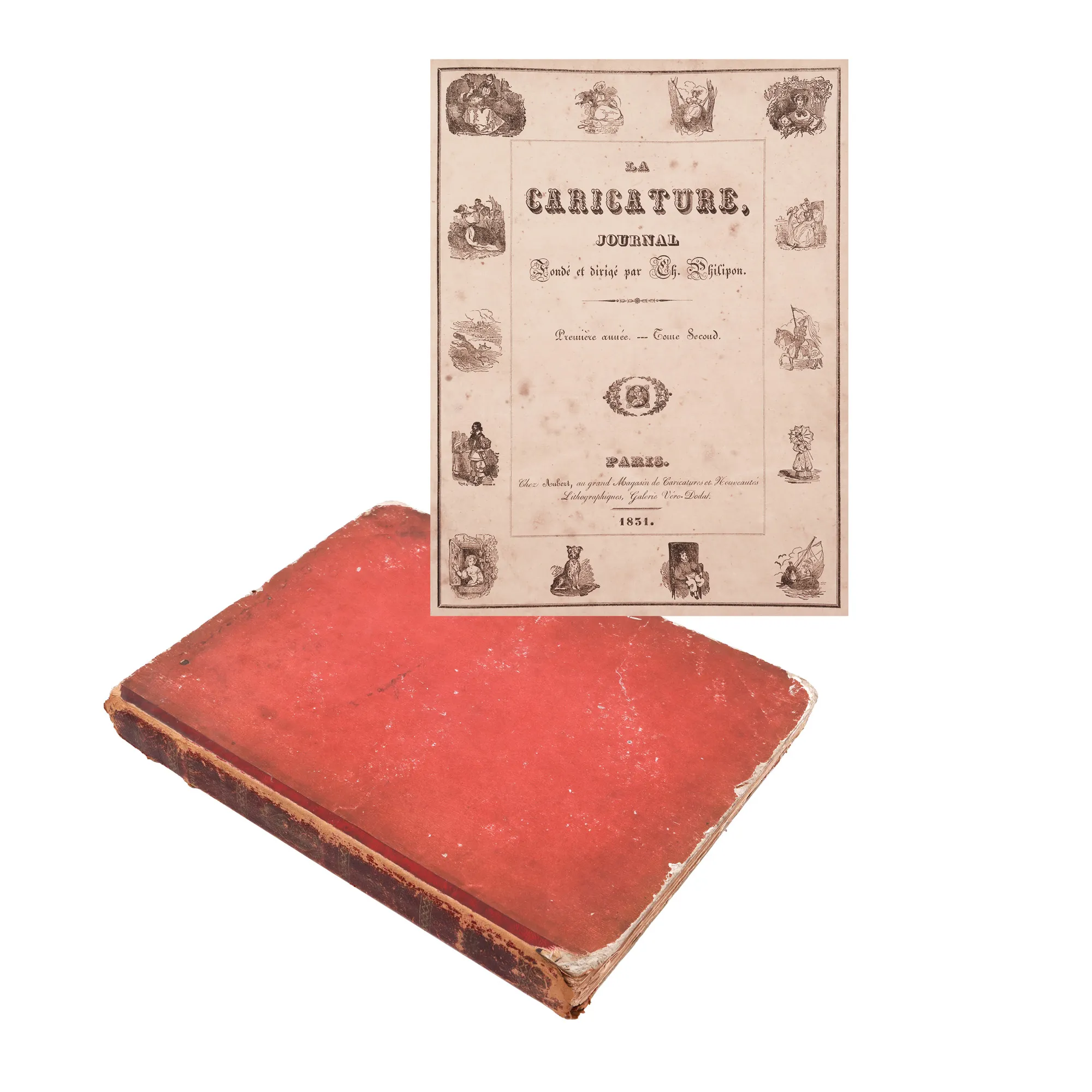Revista ”Jurnal de caricatură”, franceză, Paris, 1831, numerele 27-52
