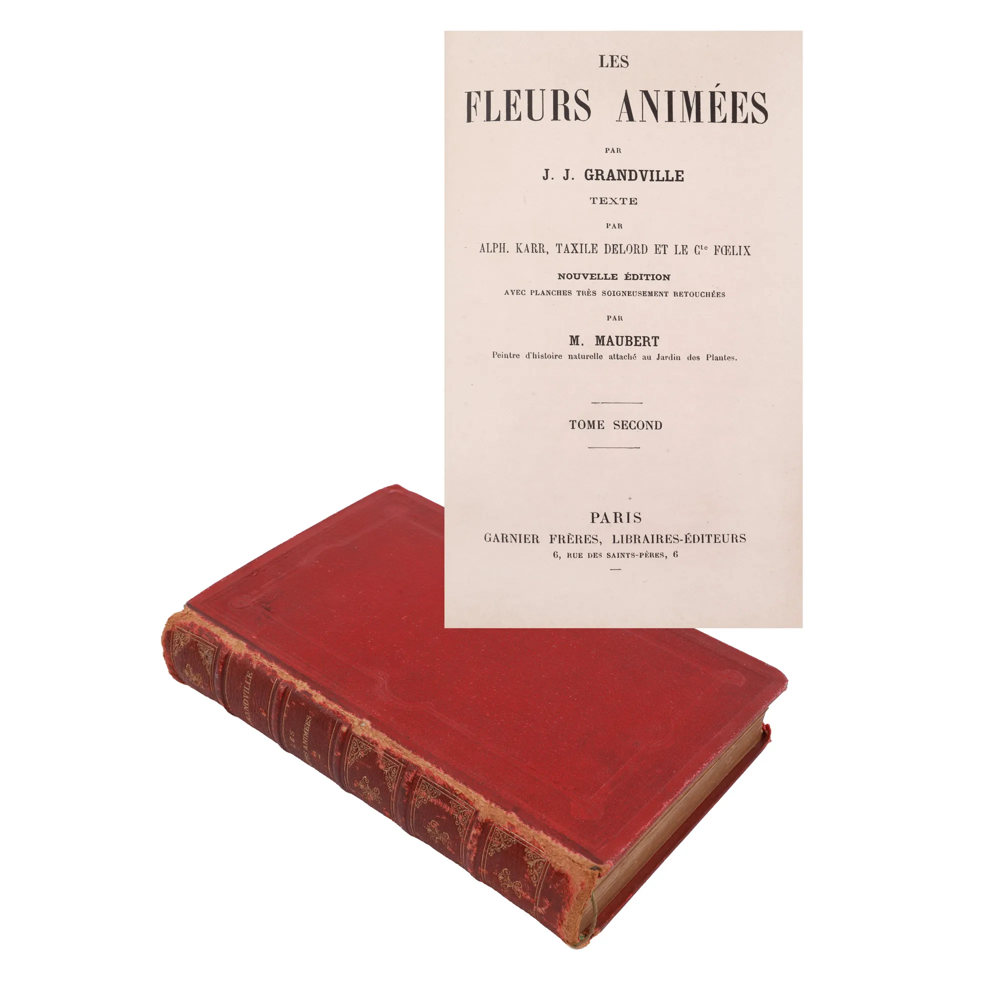 "Animated Flowers," by J.J. Grandville, French, Volume II, Paris, 1867