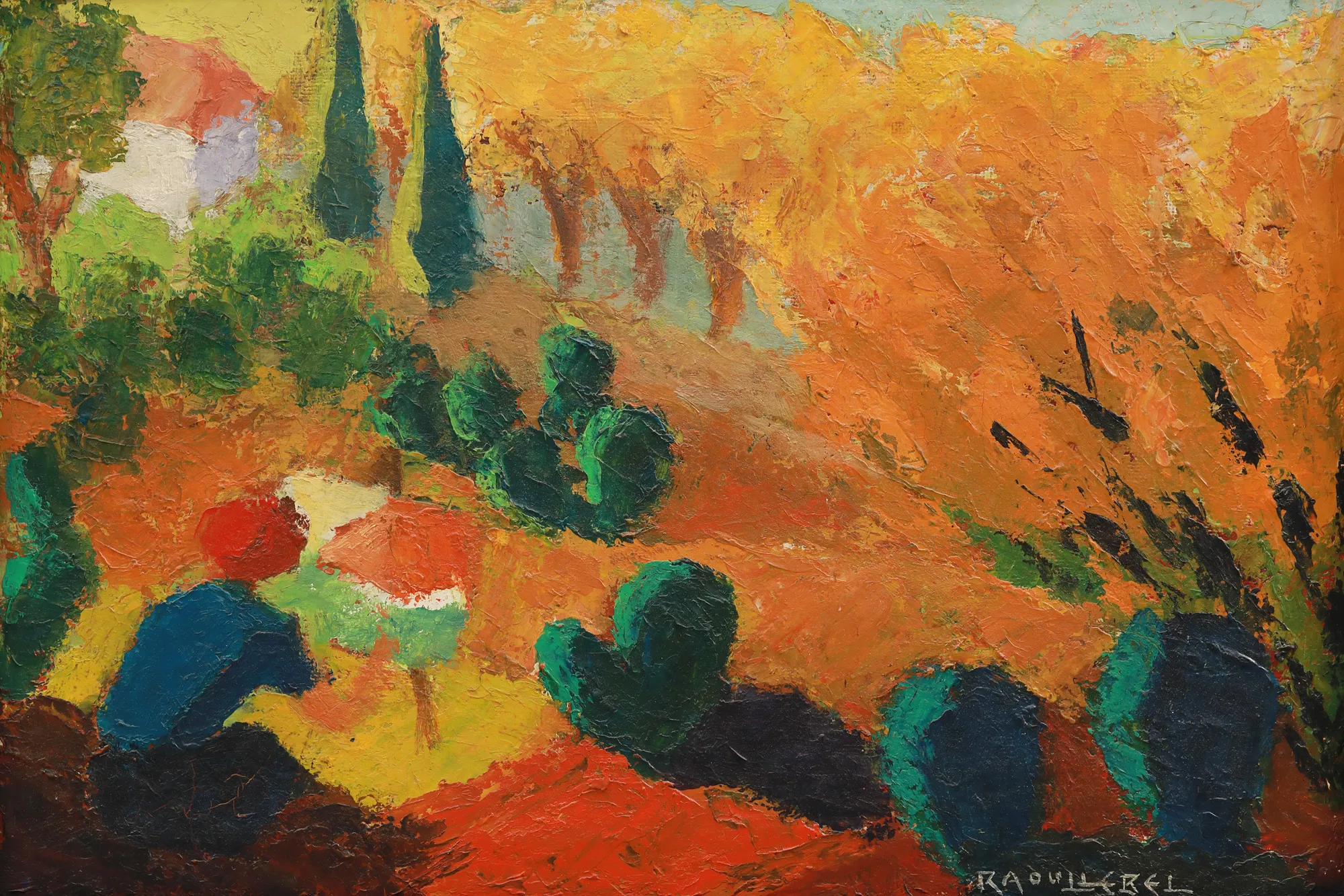 Painter at Landscape