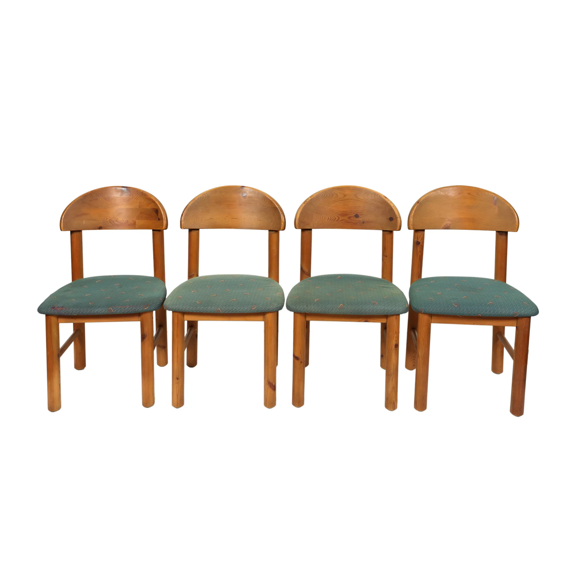Lot of four chairs, design by Rainer Daumiller, circa 1980