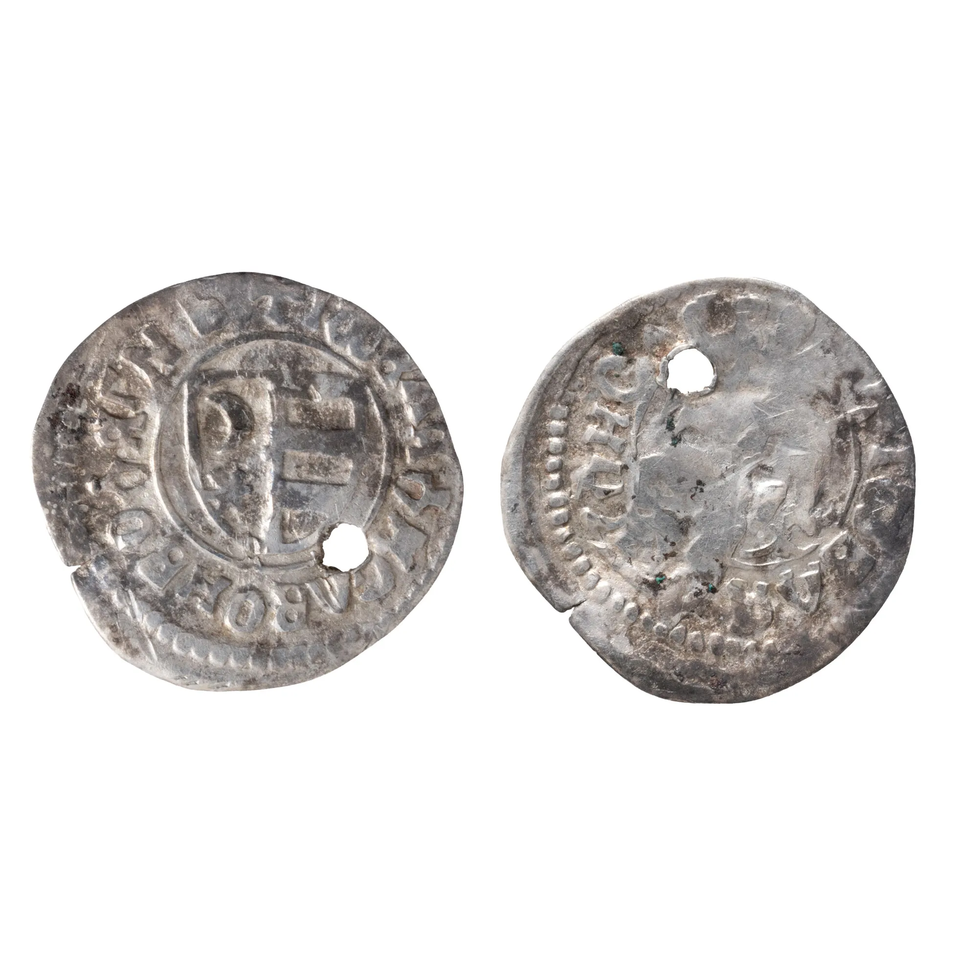 Monedă Dinar, Vladislav II, Țara Românească, 1447-1456, argint