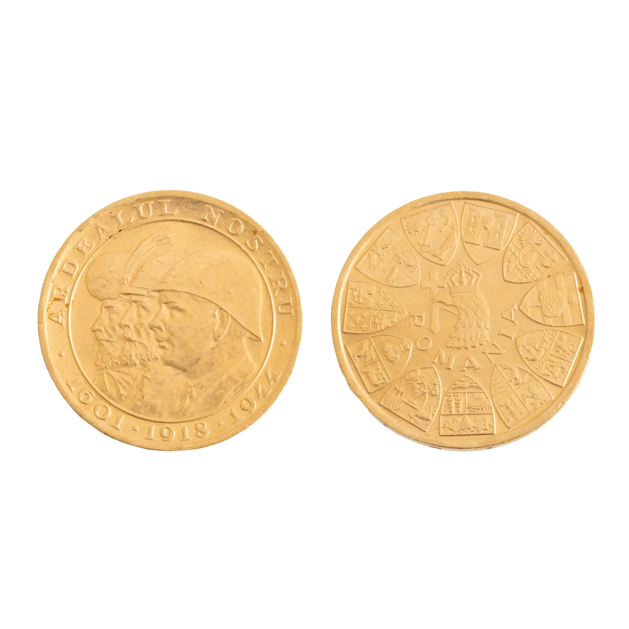 "Our Transylvania" Medal, 1944, Gold