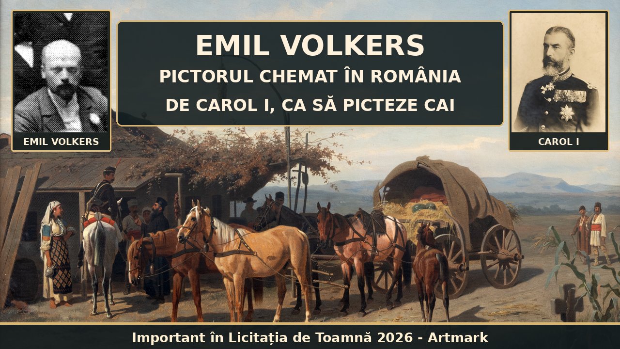 Emil Volkers: The Horse Painter Invited to Romania by King Carol I | Artmark Autumn Auction