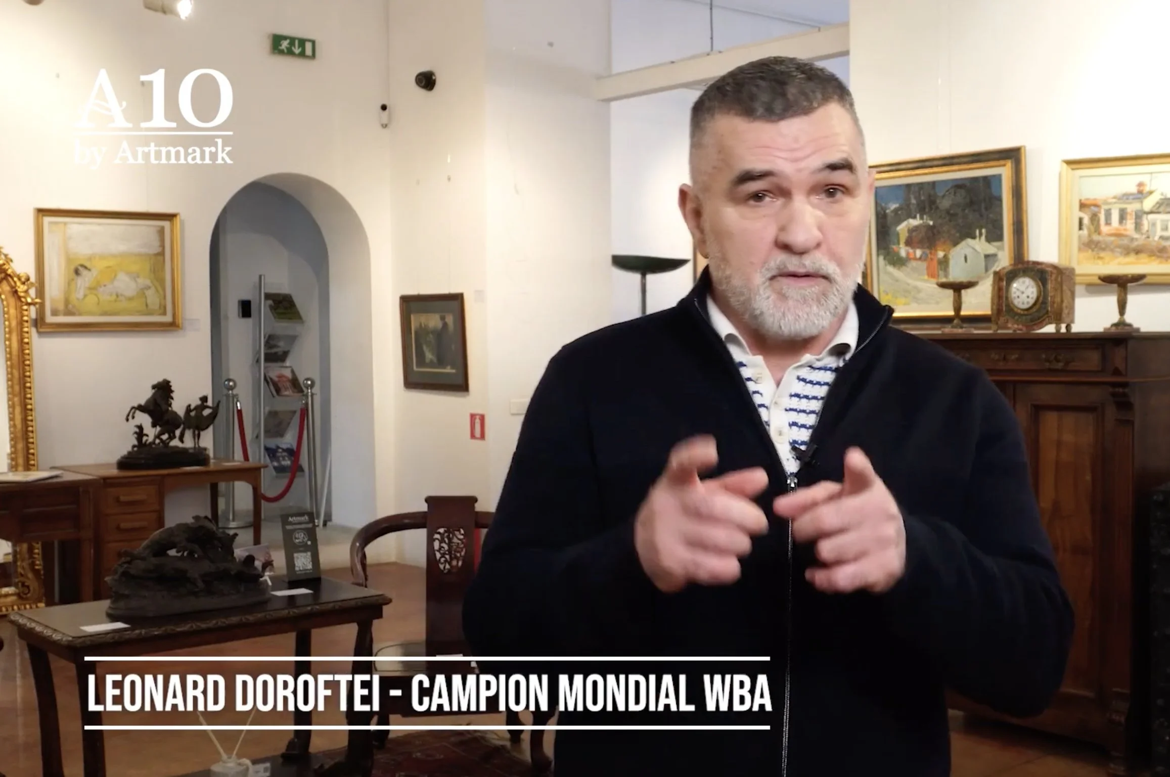 Leonard Doroftei, în Licitația All Stars Game (Artmark)! Licitează pentru echipamentul unui campion