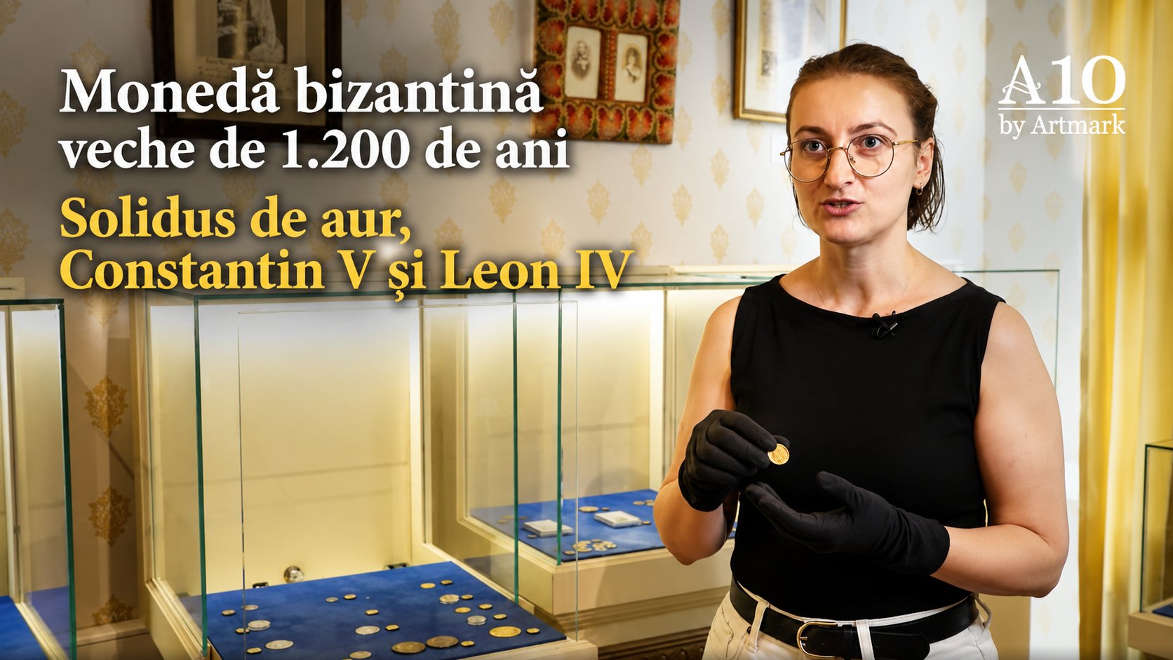 A 1,200-Year-Old Byzantine Coin | Gold Solidus of Constantine V and Leo IV | Artmark Auction