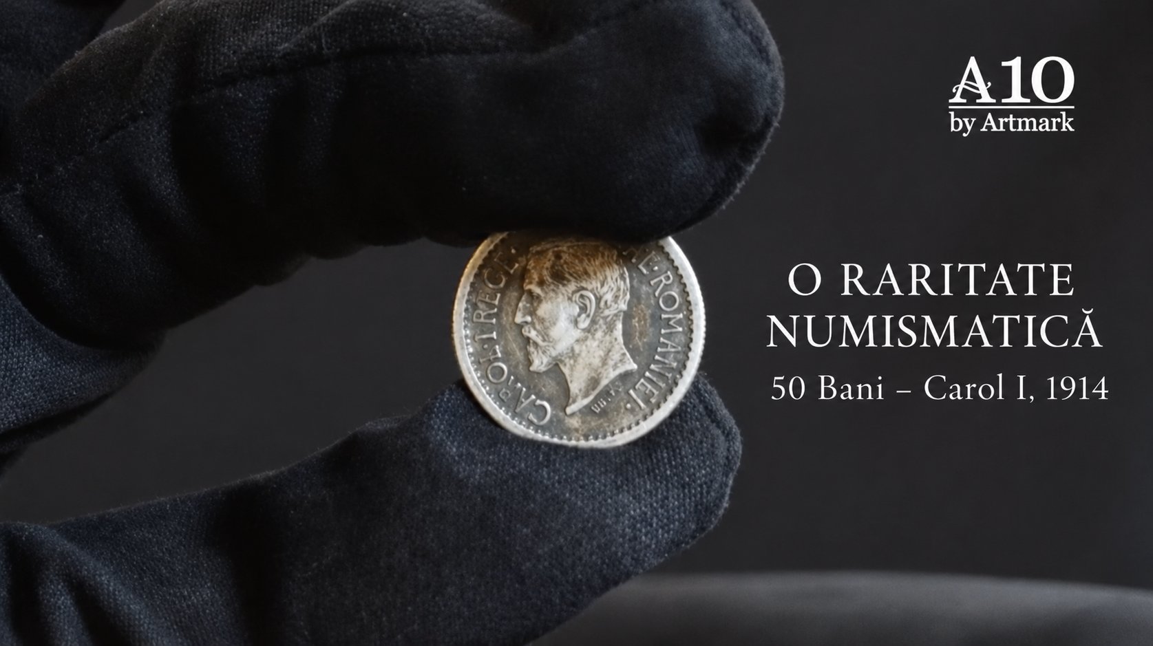 King Carol I’s Final Year | Rare 1914 Silver 50 Bani Pattern Coin | Artmark Numismatics