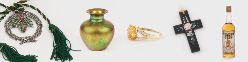 Licitația de Crăciun, inclusiv o colecție de carafe și halbe de bere, precum și o colecție de sticlă de autor - Gallé, Daum, Lalique #183/2015