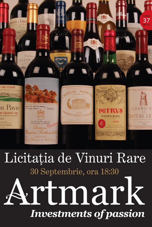 Licitaţia de Vinuri Rare #37/2011