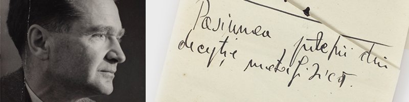 Licitația patrimoniului filosofului Emil Cioran #198/2016