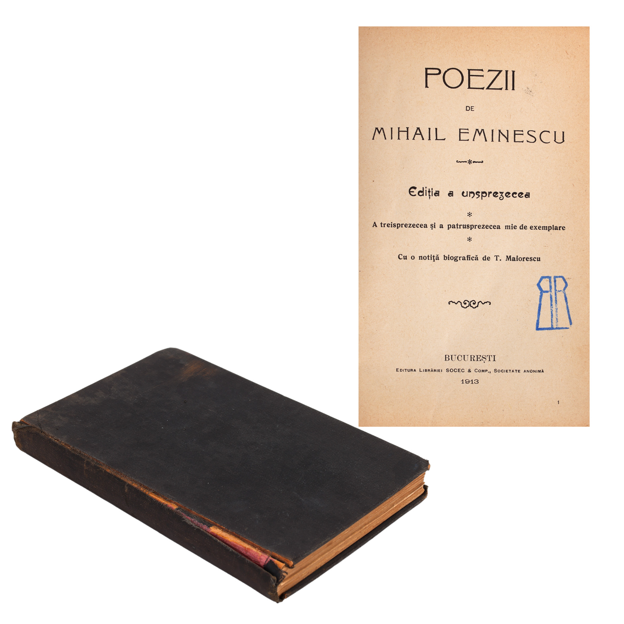 ”Poezii”, de Mihai Eminescu, ediția a 11-a, București, 1913