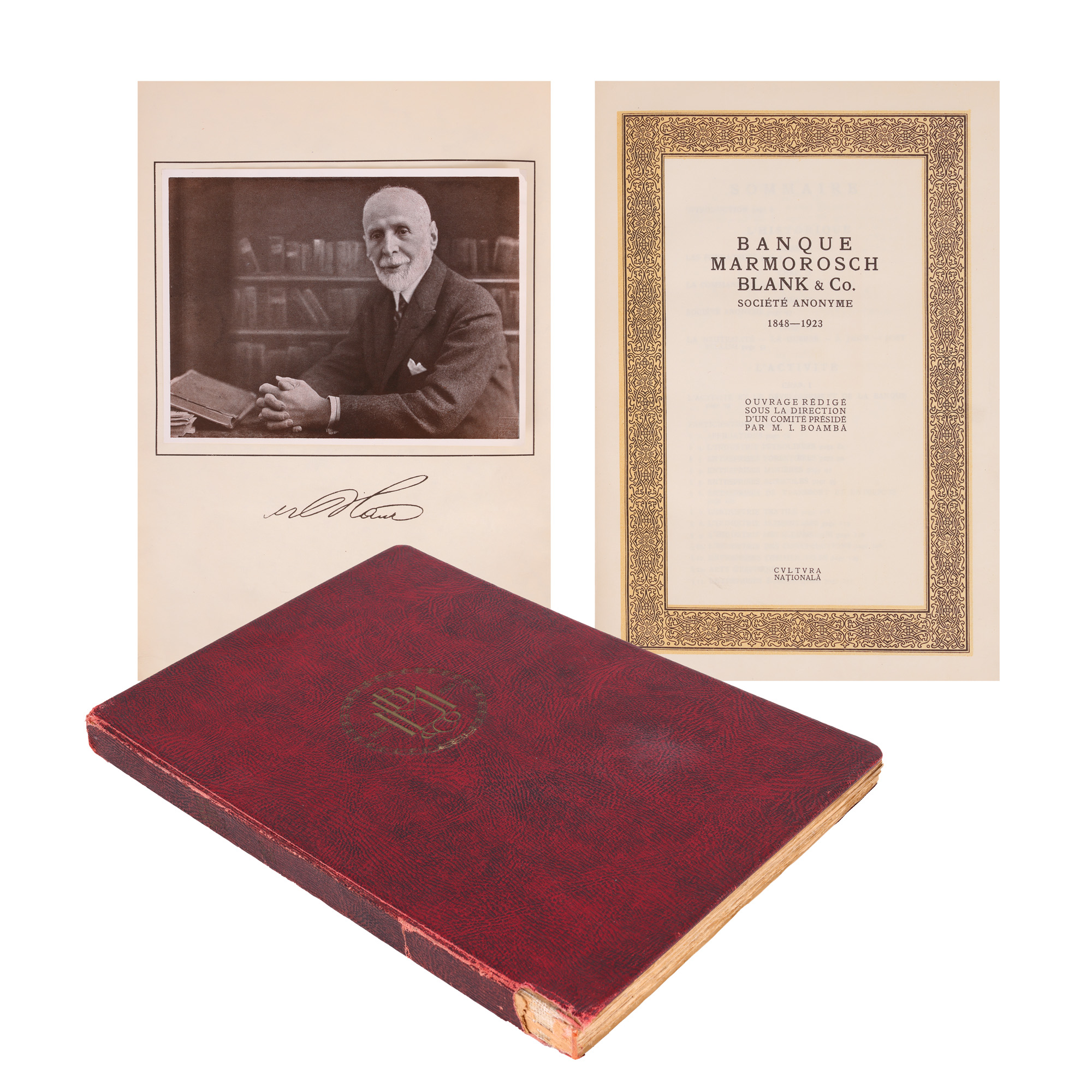 "Marmorosch Blank Bank", edition compiled by I. BOAMBĂ, Bucharest, 1923